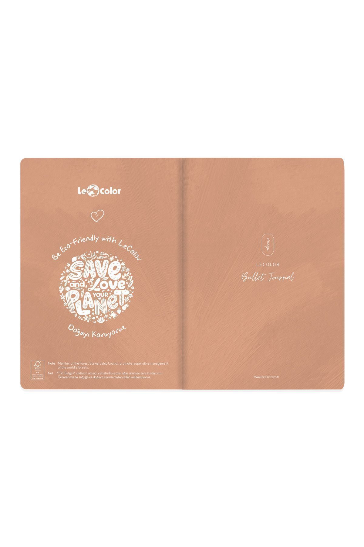 Le Color-17X24 Linen - Dotted Bullet Journal Notebook Elephant 3