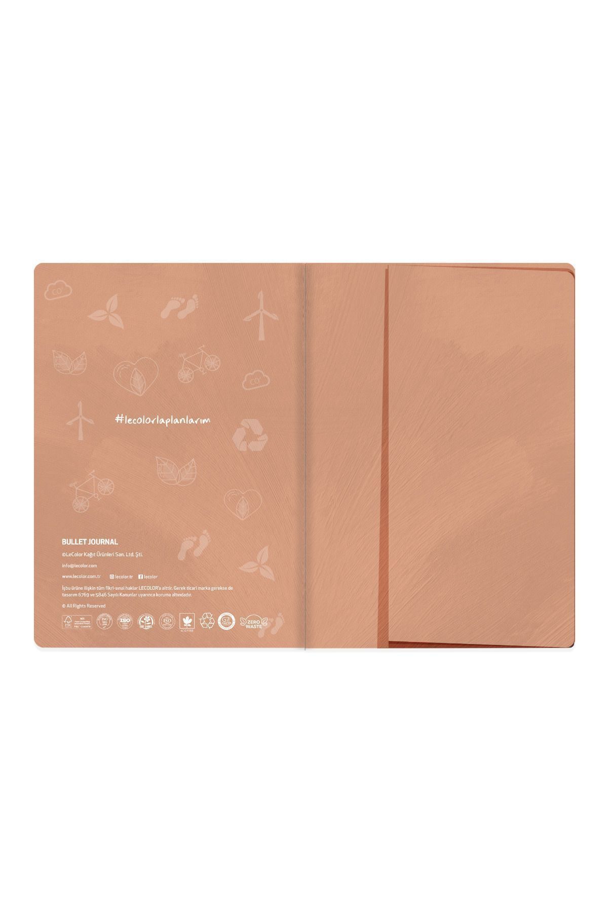 Le Color-17X24 Linen - Dotted Bullet Journal Notebook Elephant 7