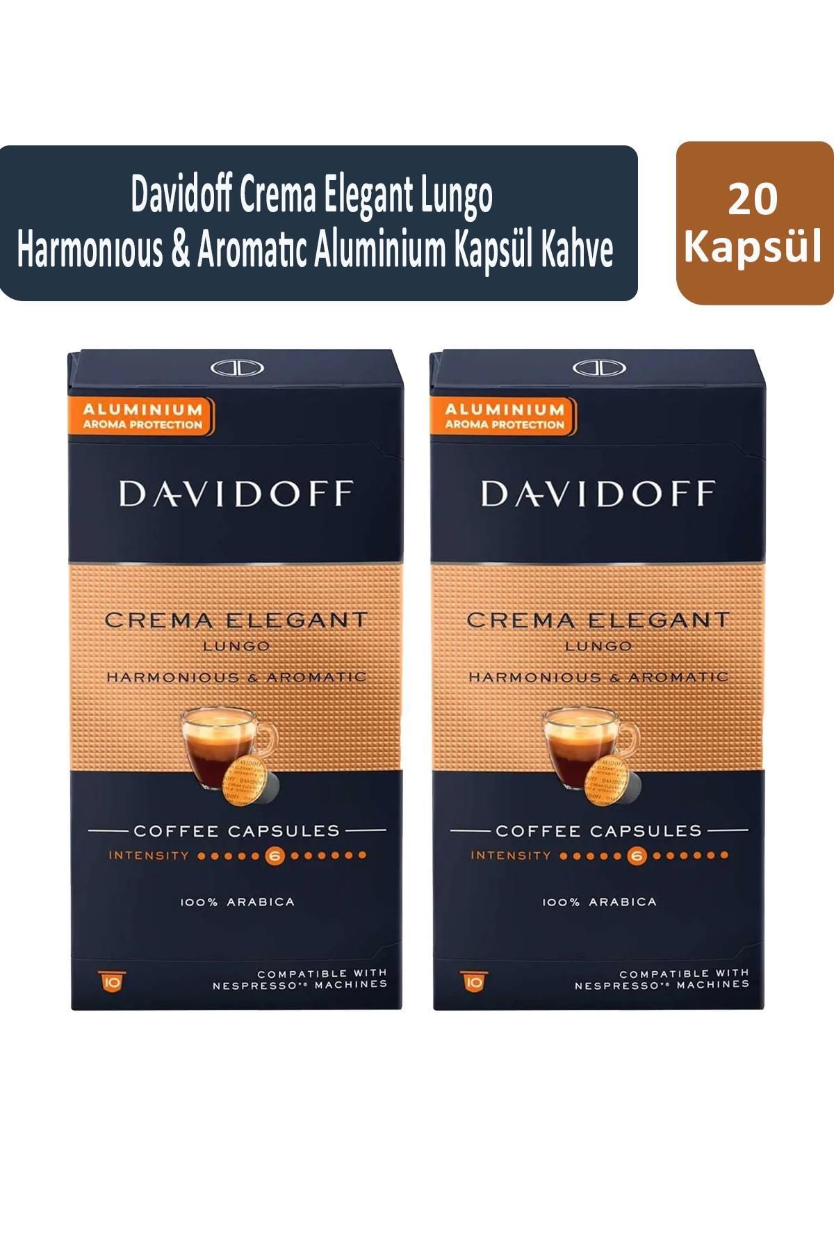 Tchibo Crema Elegant Lungo Harmonıous & Aromatıc Kapsül Kahve x 2 Adet