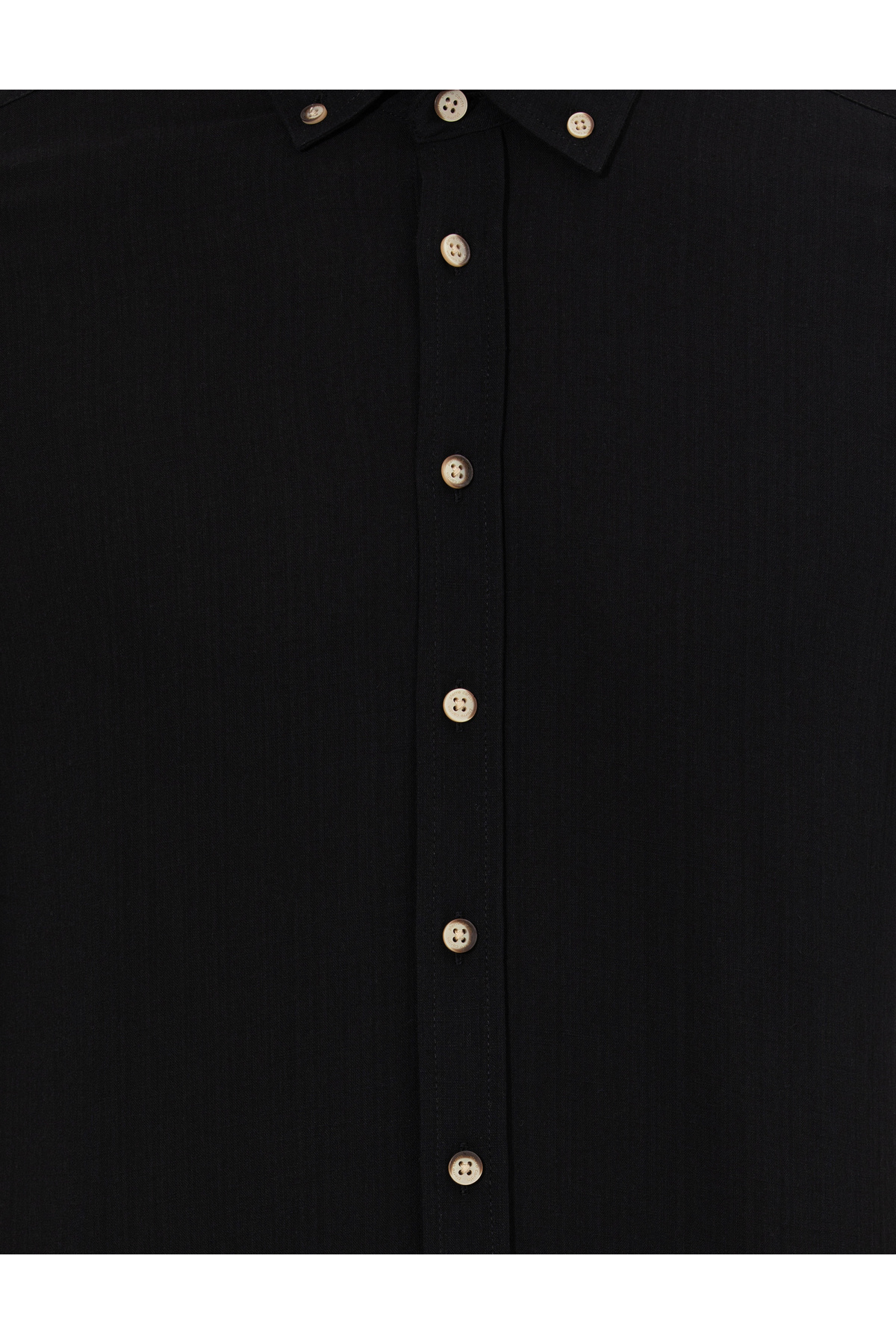 Pierre Cardin  Siyah Slim Fit Uzun Kollu Gömlek 50268183-VR046 - Görsel 6
