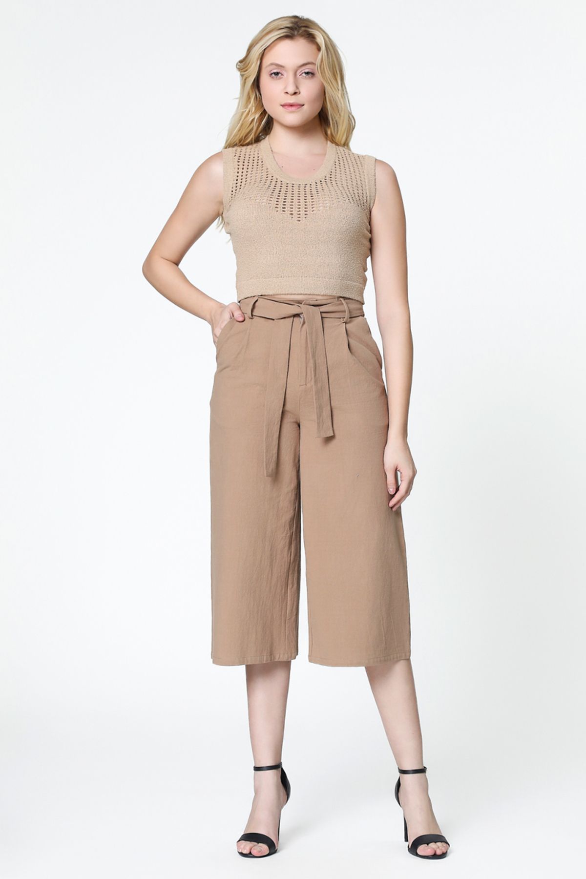 RİNA-Terracotta Sunrise Top Beige 4