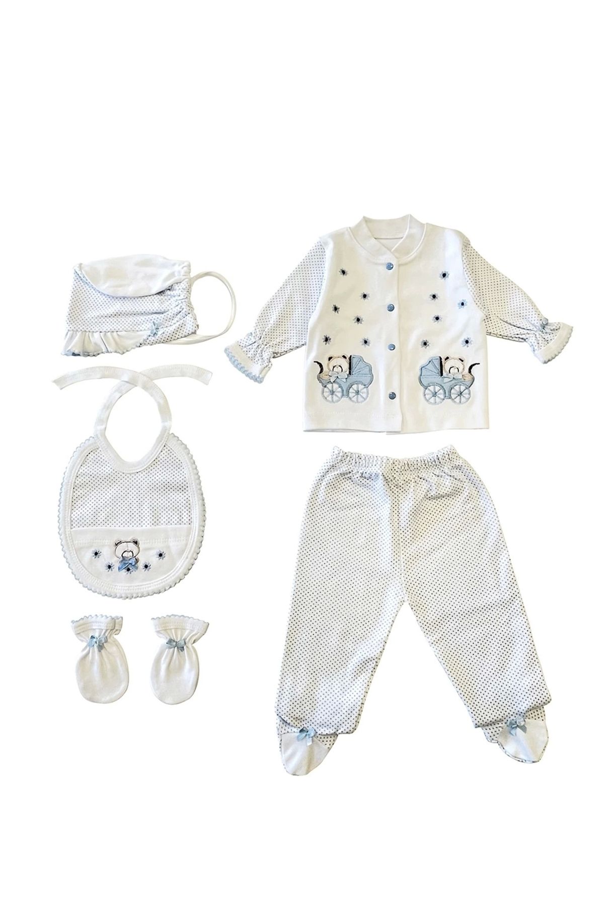 Sema Baby 5'li Set - Açık Mavi