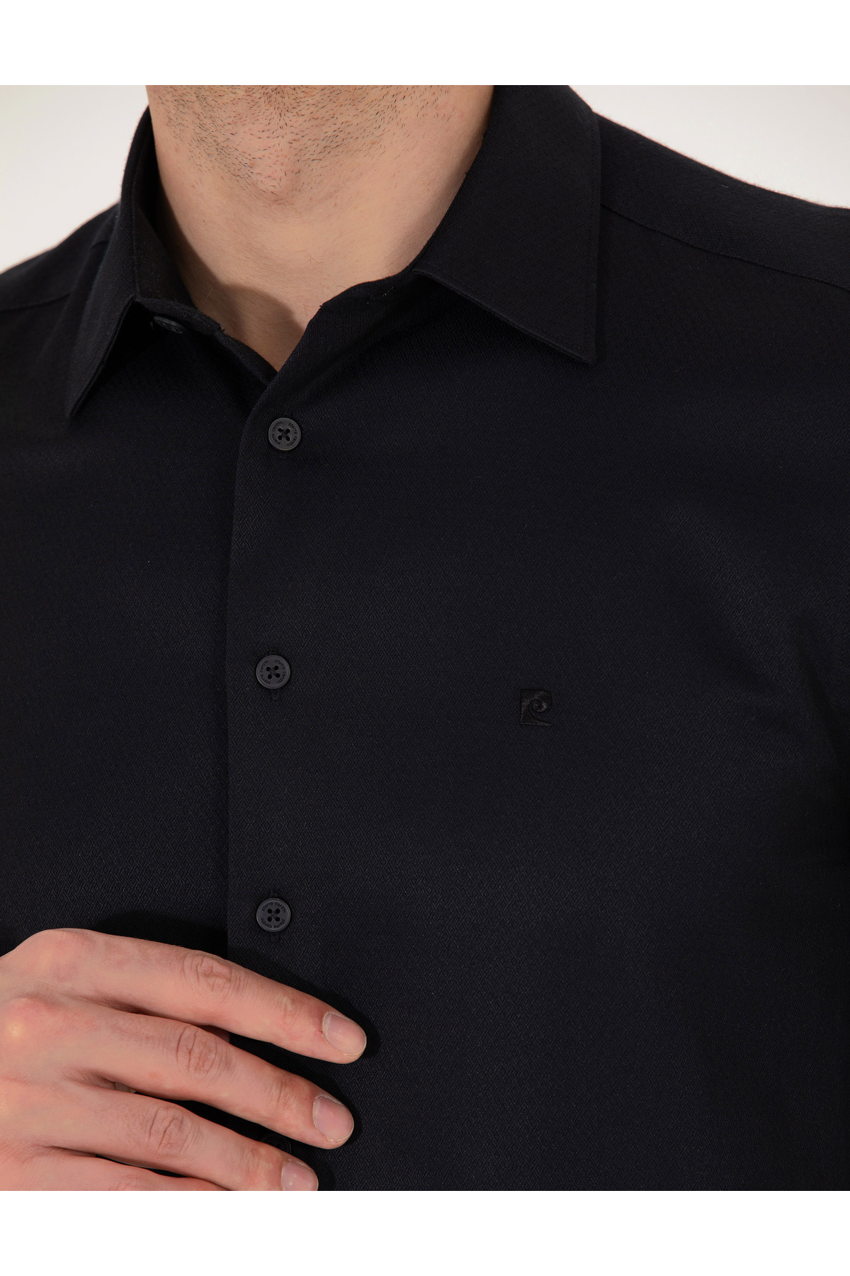 پیراهن مردانه راسته آستین بلند | پیر کاردین Pierre Cardin 771843 - تصویر 7