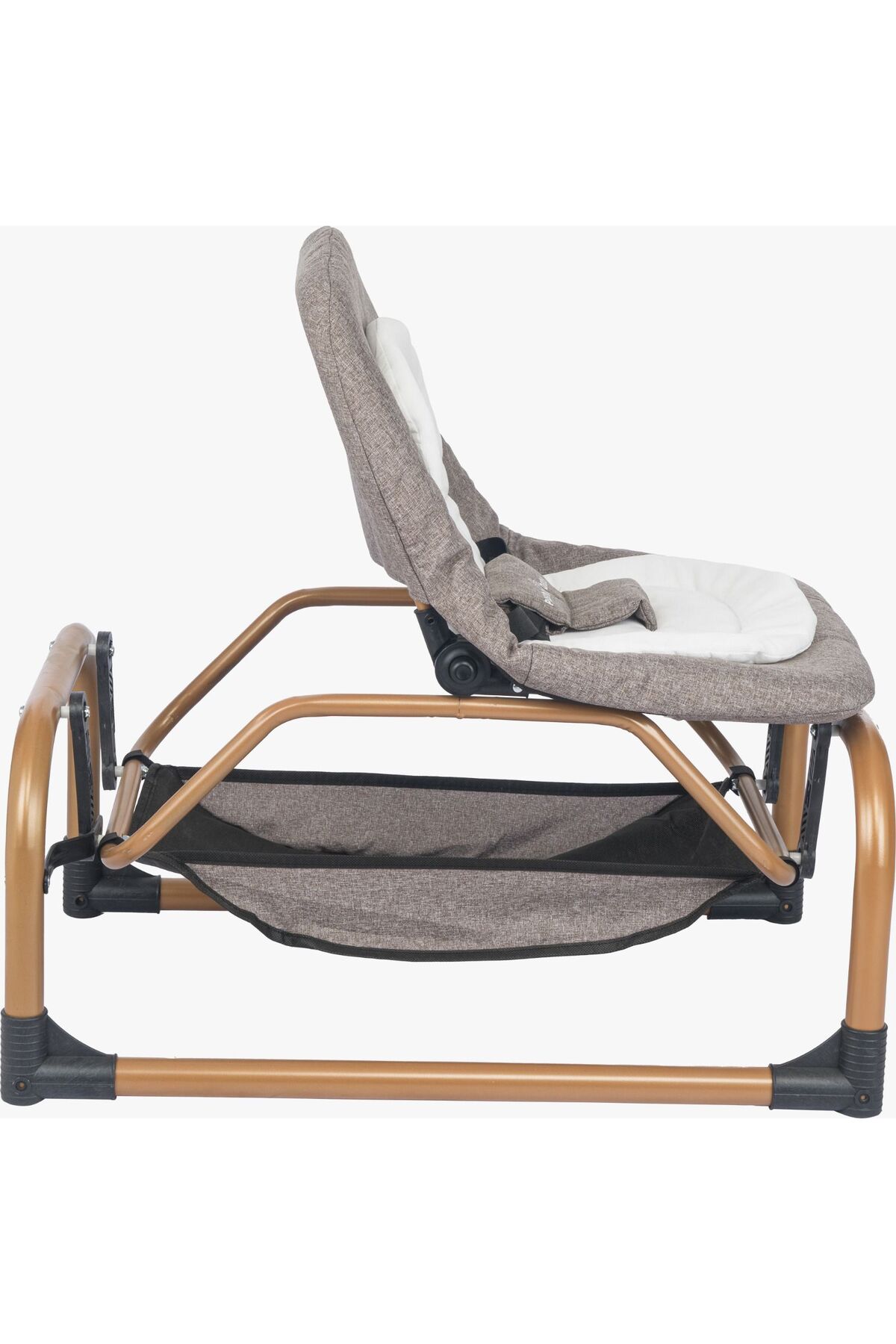 4KİDS Sallanır Bebek Anadizi Yer Beşiği Gold Bebek Anakucağı Lüx Anadizi fotoğrafı 4 (önizleme)