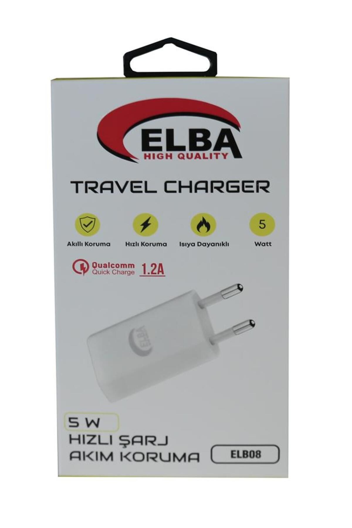 Vobotek Teknoloji Elba Elb08 5W 1.2A Hızlı Şarj Akıllı Koruma Usb EV Şarj Kafa