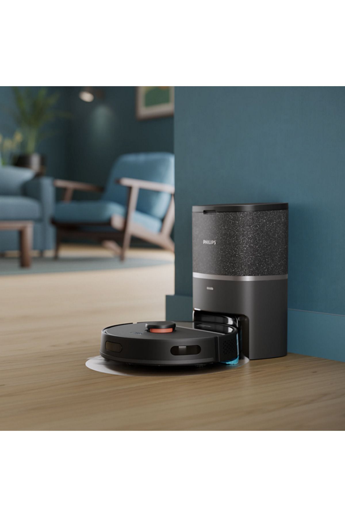 Philips-منظف وممسحة كهربائية روبوتية - HomeRun App Enabled XU3100/01 2