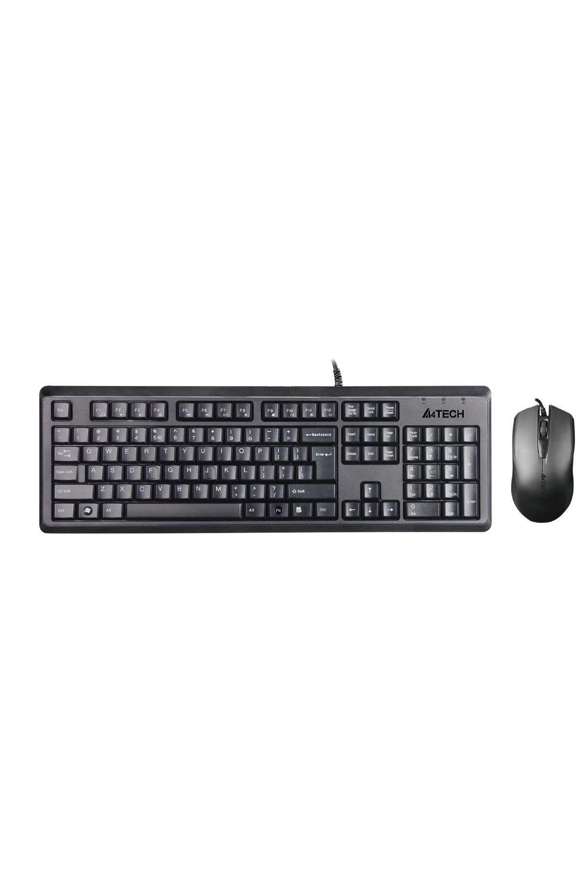 Vobotek Teknoloji A4 Tech Kr-9276 Q Usb Fn Multimedya Klavye+Optik Kablolu Mouse Set