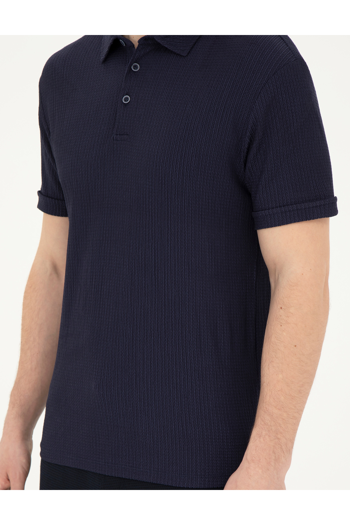 تیشرت یقه پلو مردانه راسته آستین کوتاه | پیر کاردین Pierre Cardin 979887 - تصویر 6