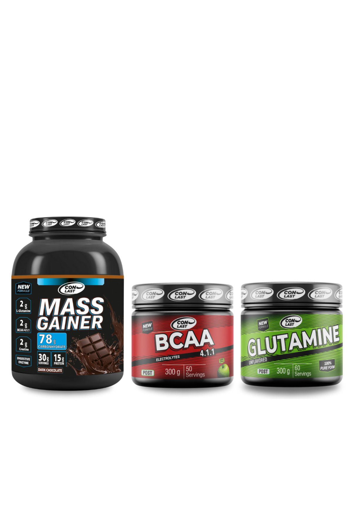 Mass Gaıner 3000g - Bcaa 300g Yeşil Elma Aromalı