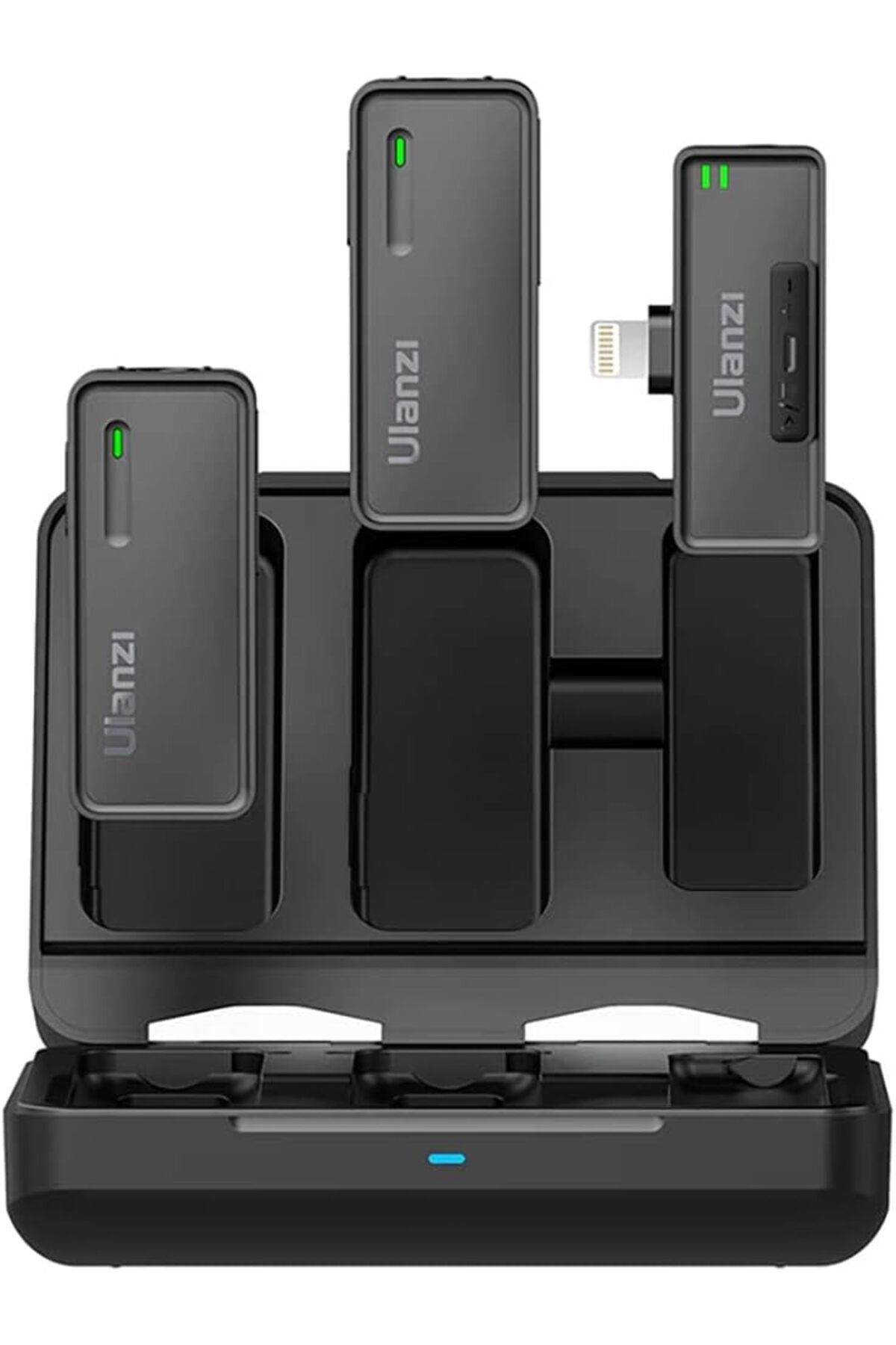 STOREMAX lbstorex UW-MIC Kablosuz İkili Kayıt Yaka Mikrofonu Lightning Newdsng 1116818