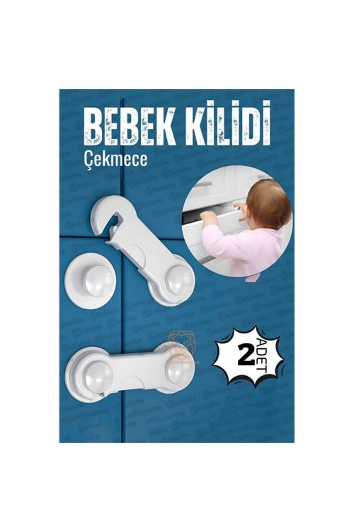 Store ModaCar Bebek Kilidi Bebek Çekmece Kilidi 2 Adet