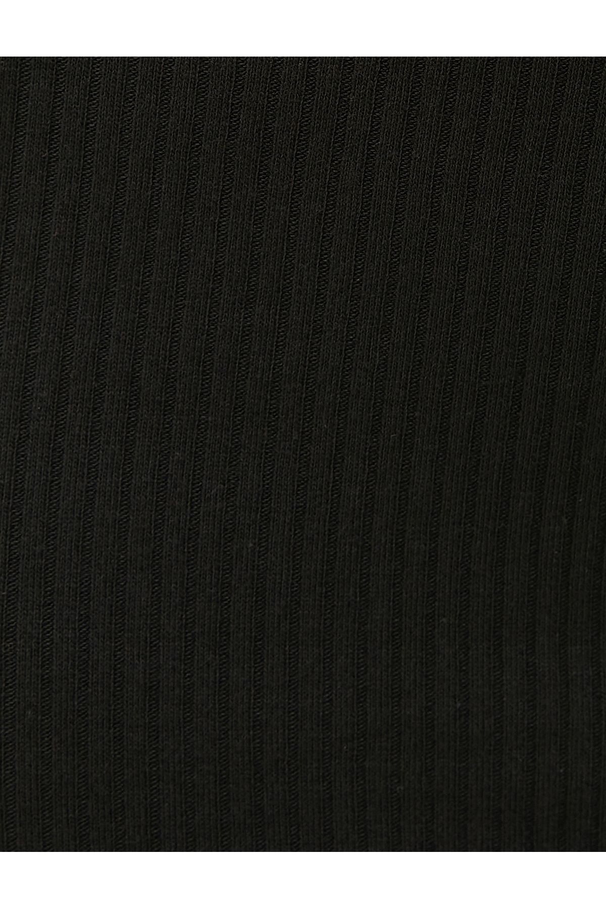 Koton-Rochie mini de bază, cu gât cu căpăcel, bumbac 6