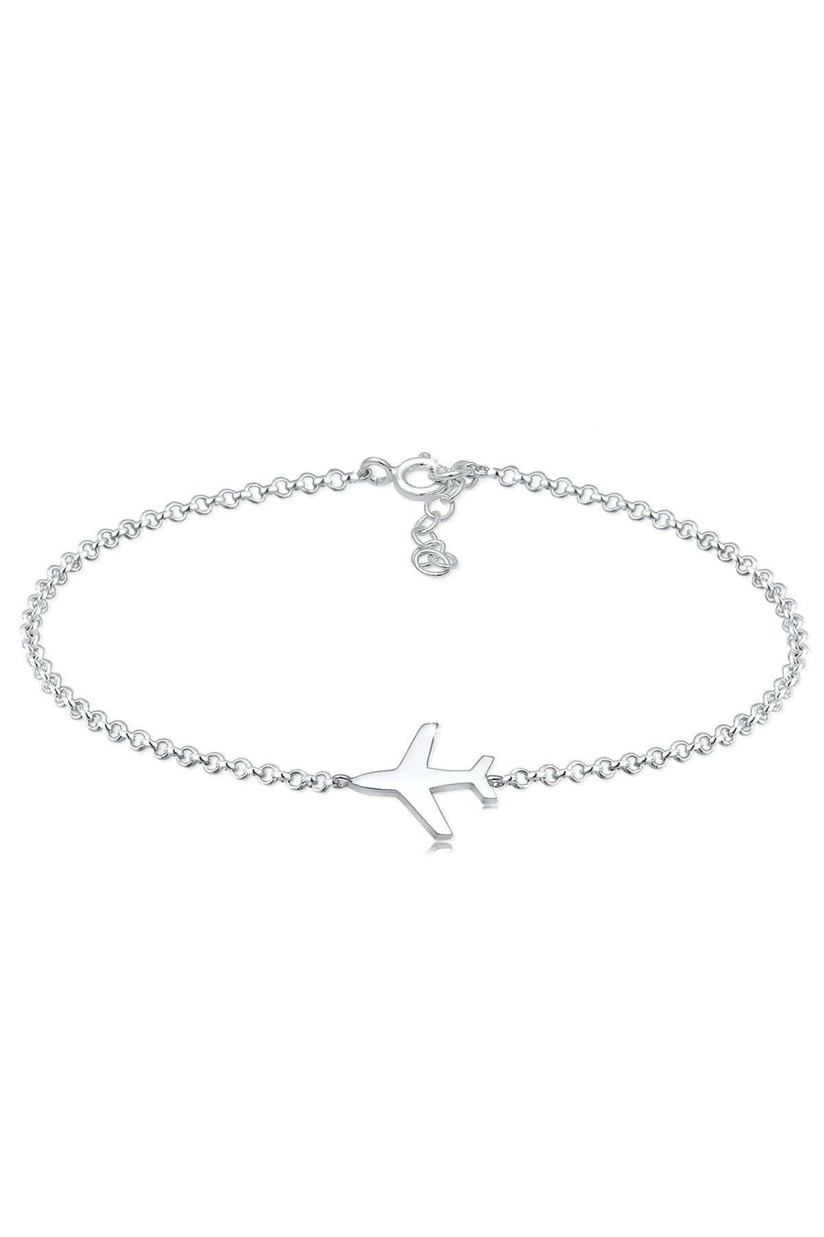 ELLI-Armband Damen Flugzeug Reise Filigran in 925 Sterling Silber 1