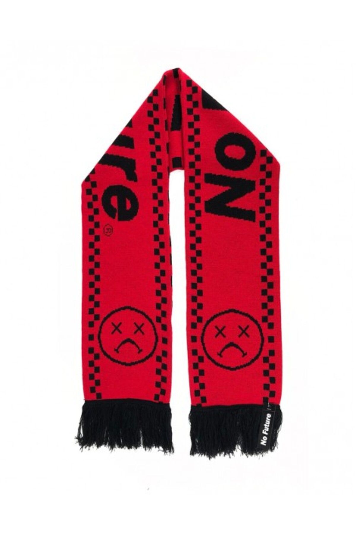 No Future-Double Sided Sad Boy Scarf - Nf0178Kzsy 3