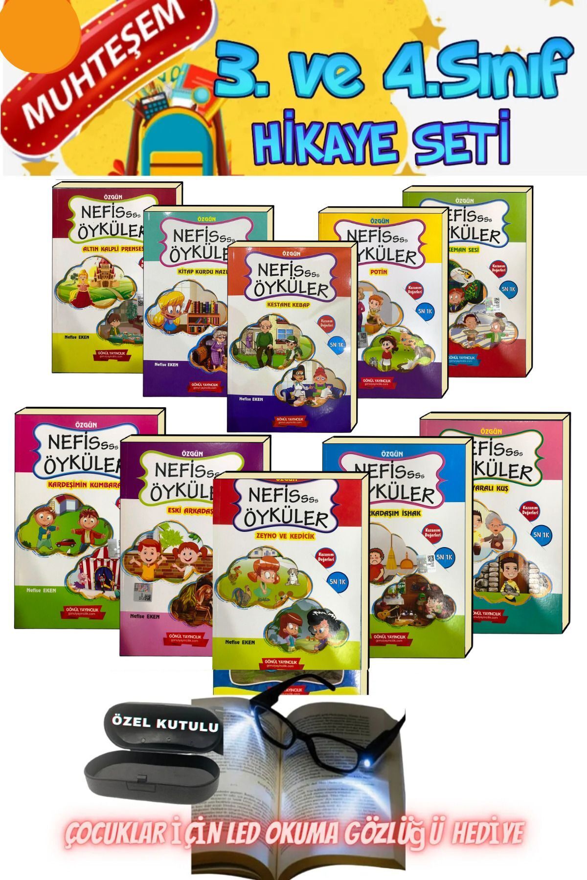 GÖNÜL YAYINCILIK 3.ve 4.sınıf Düzeyinde Öğretmen Tavsiyeli Hikaye Seti fotoğrafı 3 (önizleme)