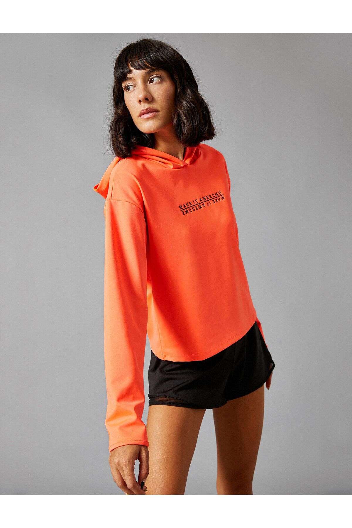 Koton-Sweatshirt - Orange - Regular Fit 2