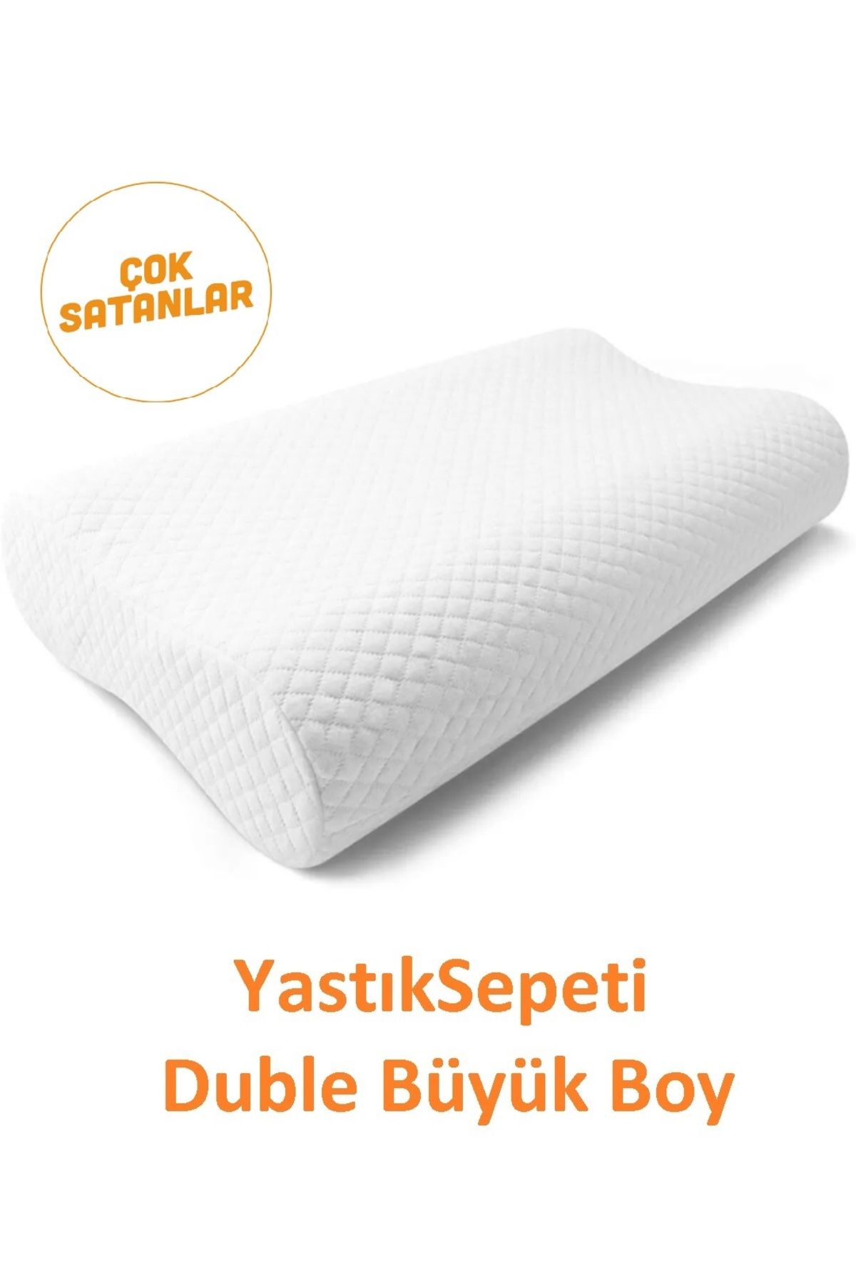 ORPEDOX Visco Yastık Yüksek Boyun Destekli Ortopedik Yastık Çift Taraflı Boyun Destekli 60x40x14-12cm