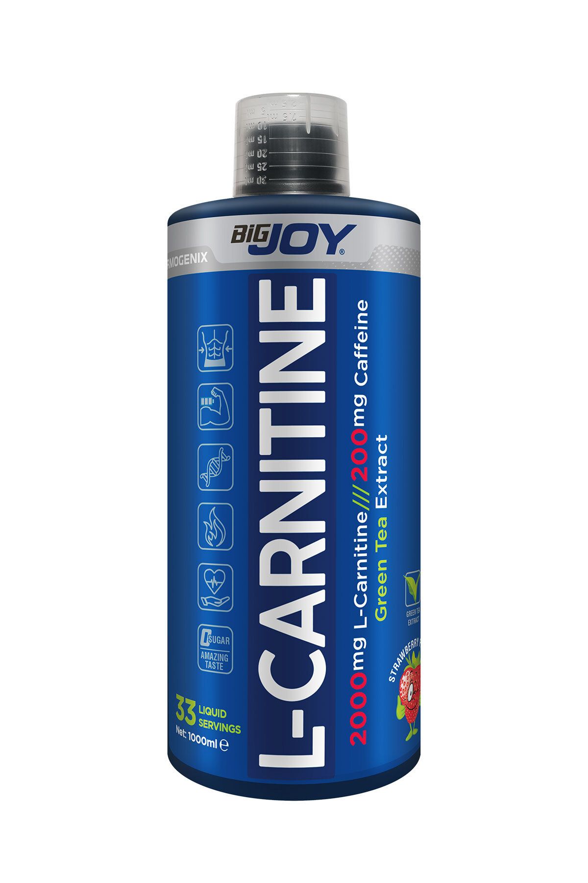 Bigjoy Sports Bigjoy L-carnitine 1000 ml Çilek Aromalı Karnitin Likit