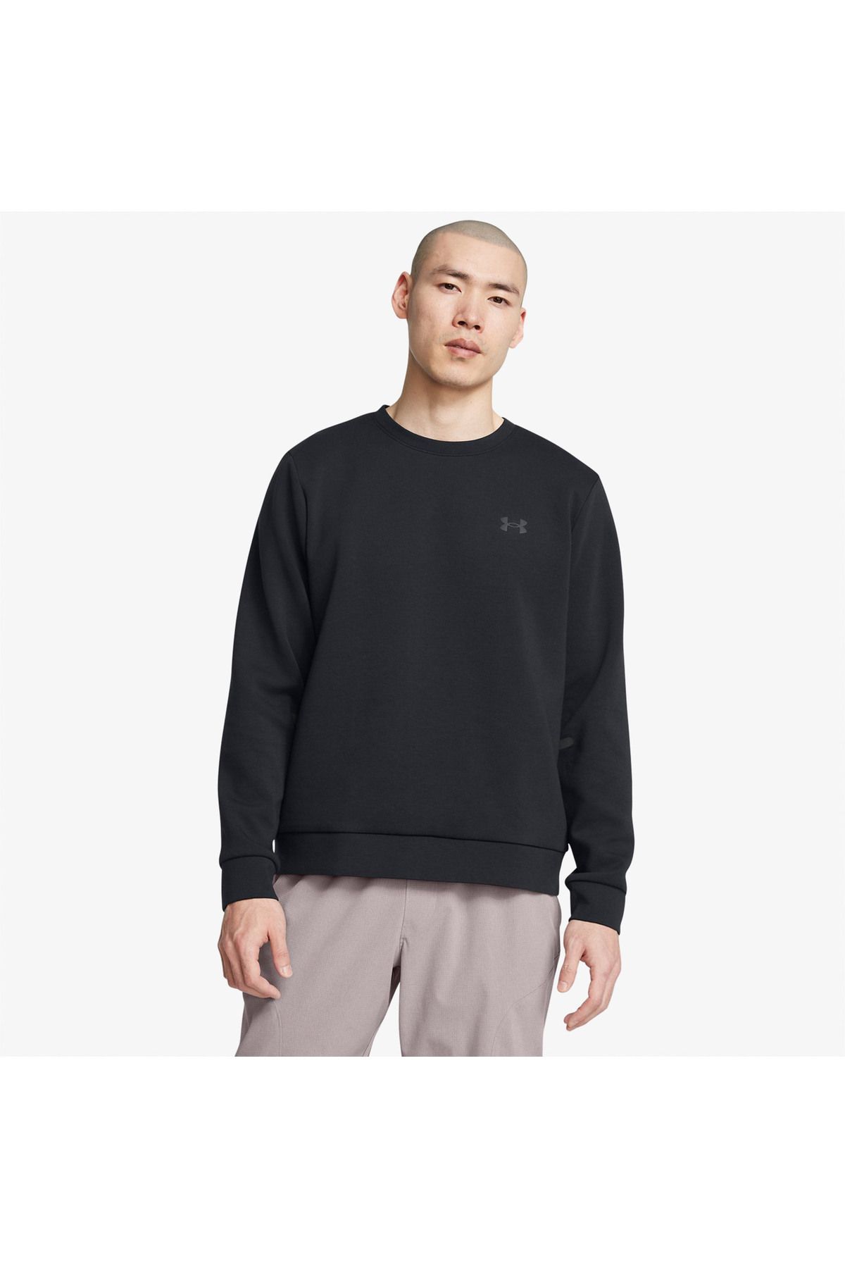 Under Armour-Unstoppable Flc Crew Eu Men's Black Sweatshirt 2