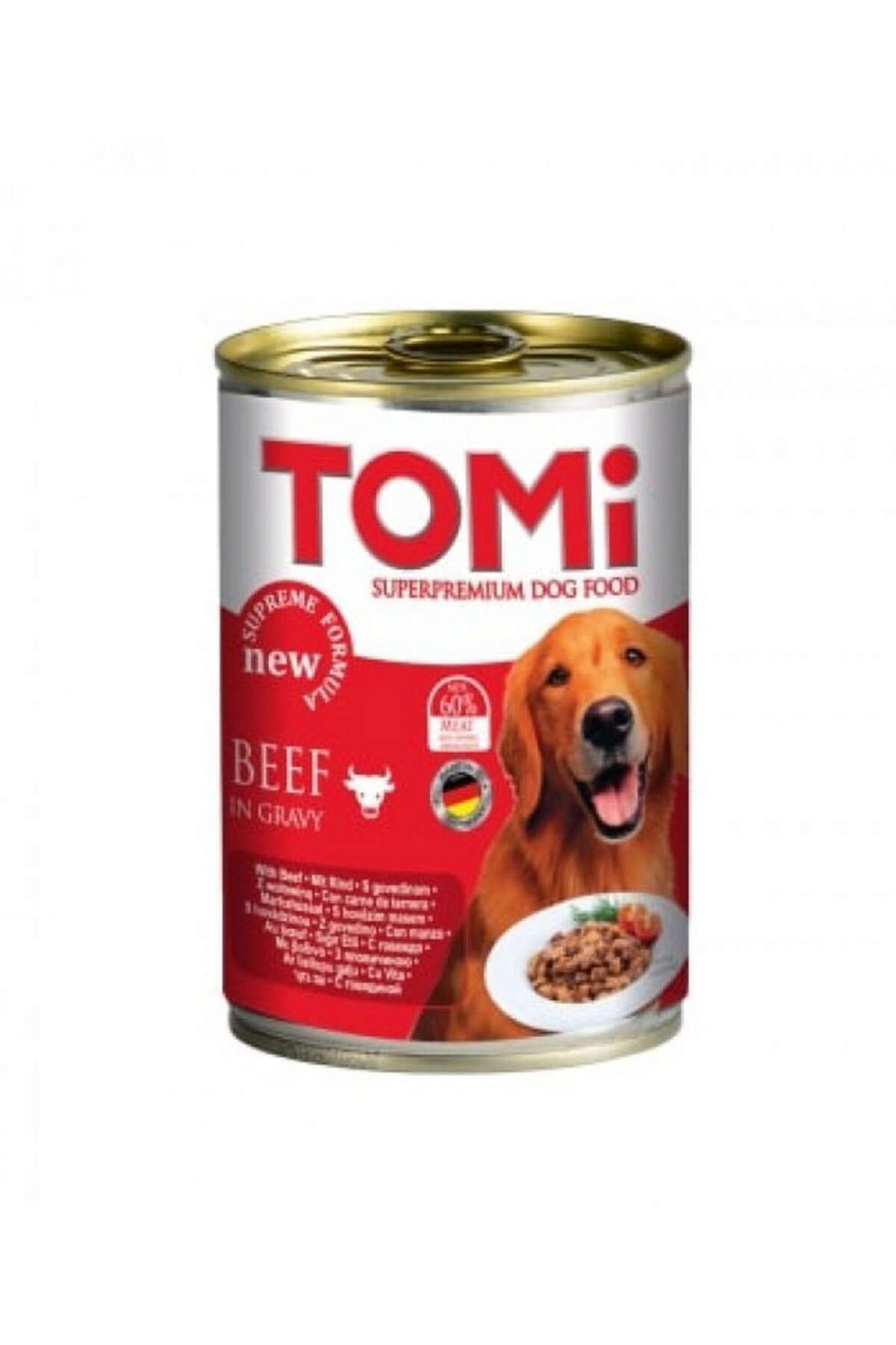 Tomi Köpek Dana Etli Yaş Mama 400g DRSTR