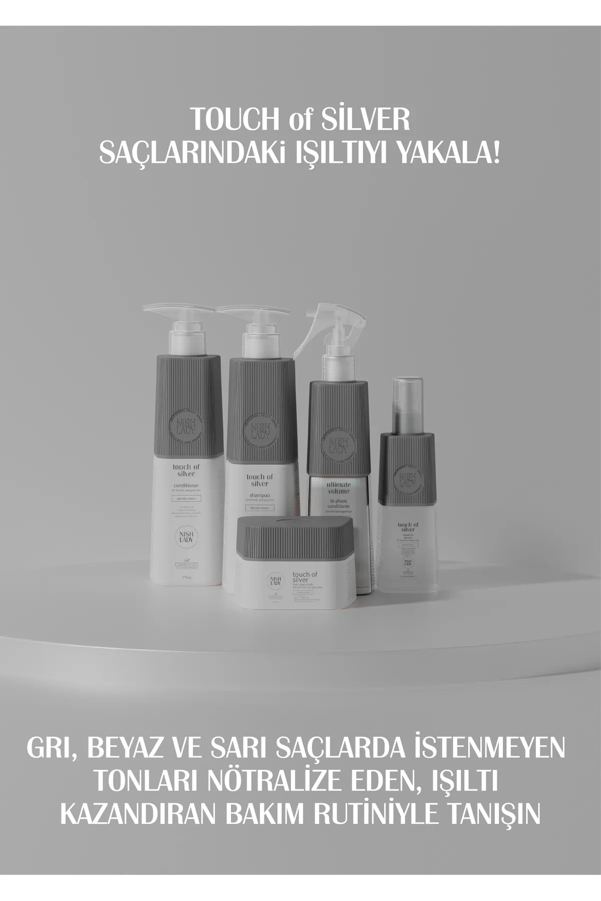 Touch Of Silver Saç Bakım Kremi 503ml / Dore Yok Edici Mor Saç Kremi — NLSŞ1000 — تصویر 6 از 6
