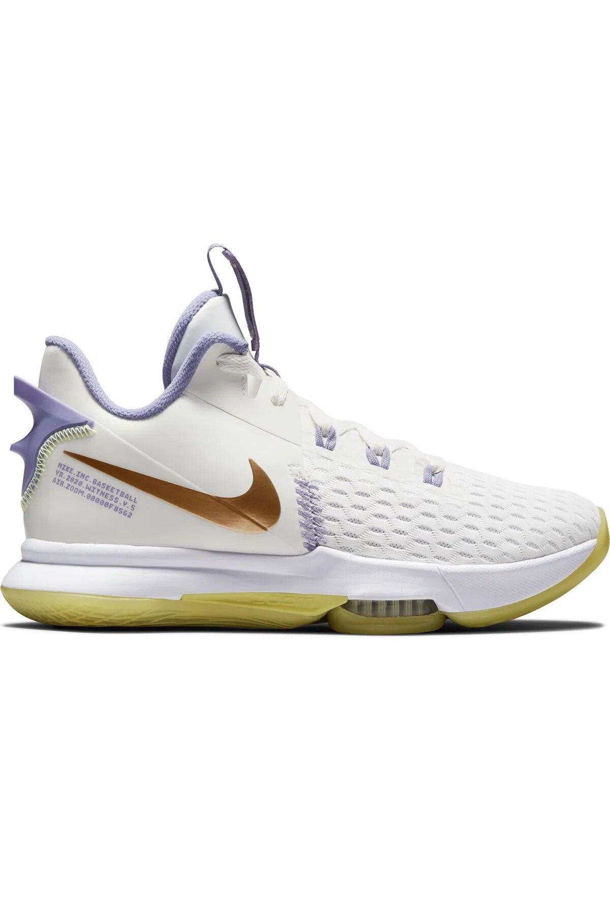 Nike-Lebron Witness V Basketball Shoes Unisex Basketball Shoe Narrow Fit 2