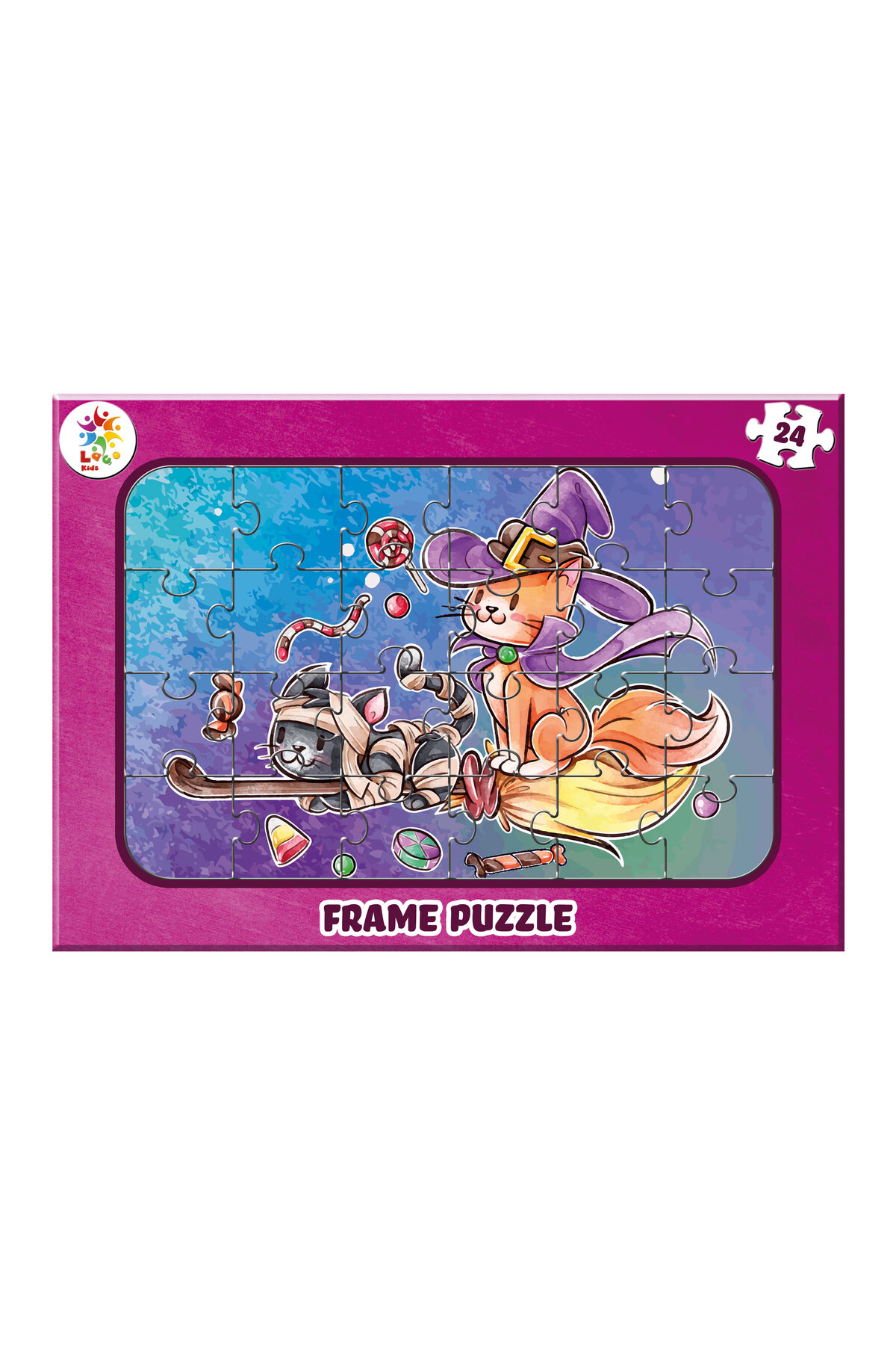 LAÇO KİDS LİSANSSIZ 4'LÜ FRAME PUZZLE SETİ - Fiyatı, Yorumları