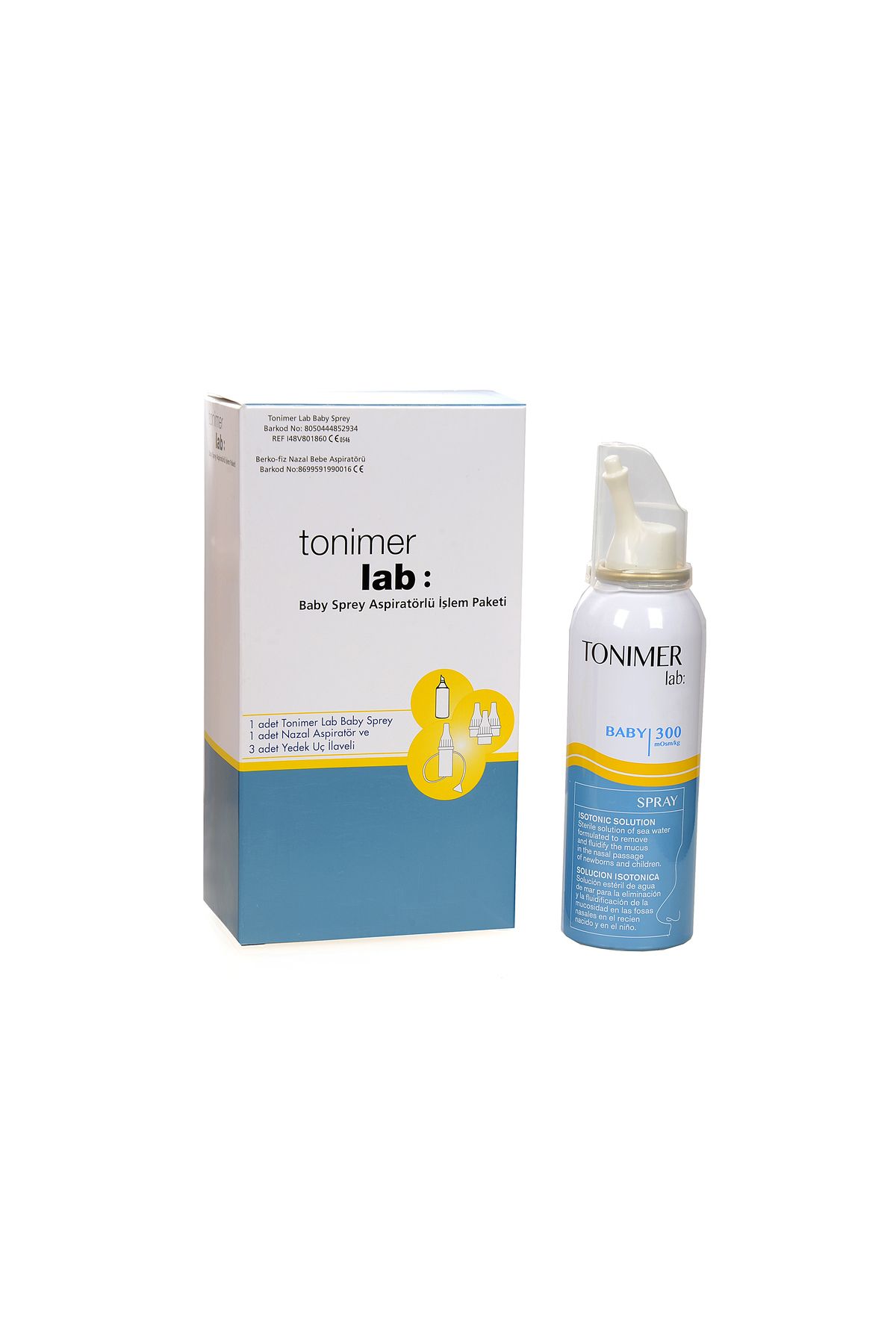 Tonimer Lab Baby Sprey 100 Ml Ve Burun Aspiratörü