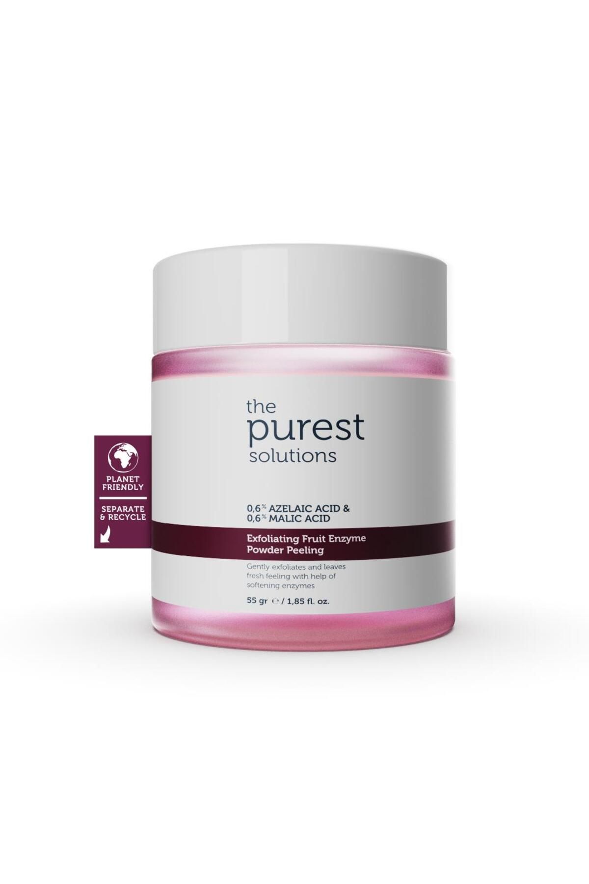 The Purest Solutions Fruit Enzyme Powder Exfoliator & Peeling (0,6% Azelaic Acid & 0,6% Malic Acid)