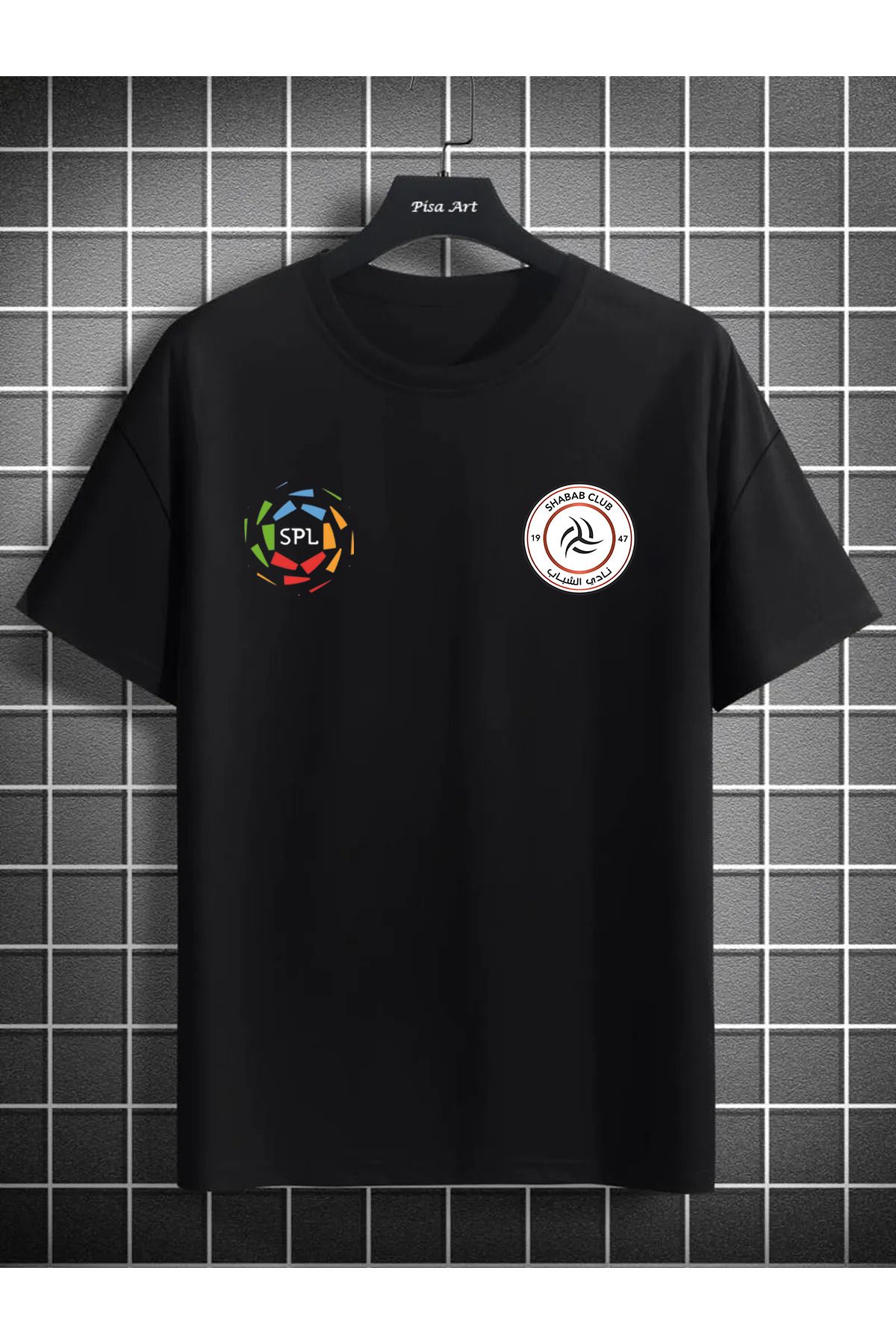 Pisa Art Al Shabab Suudi Pro Ligi Özel Tasarım Taraftar T-Shirt