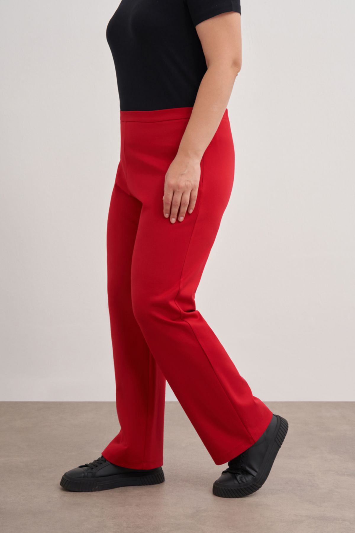 Aker-3648112   Pantaloni tricotați cu croială relaxată 4