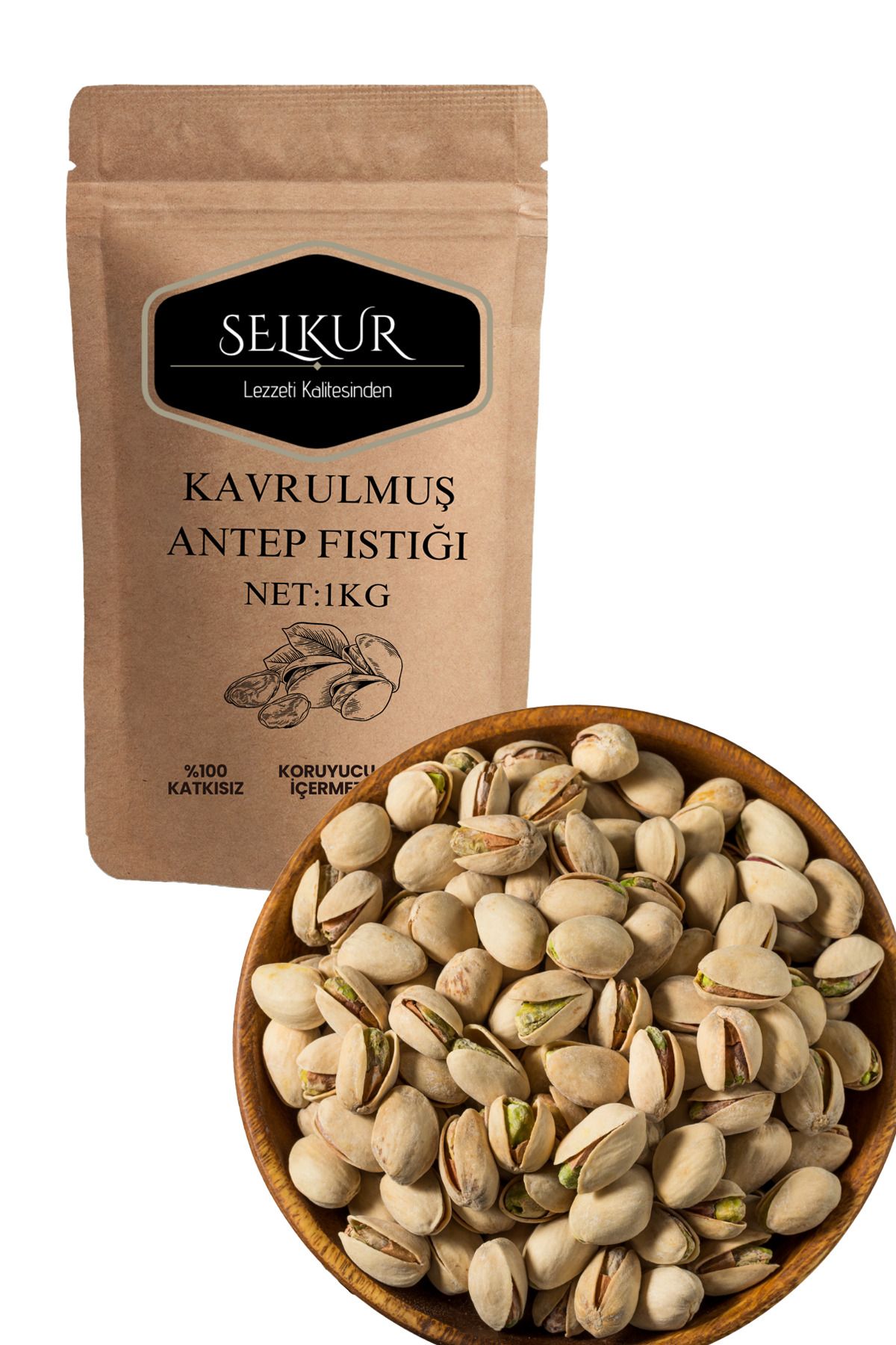 SELKUR Antep Fıstığı 1kg 2024-2025 Mahsül