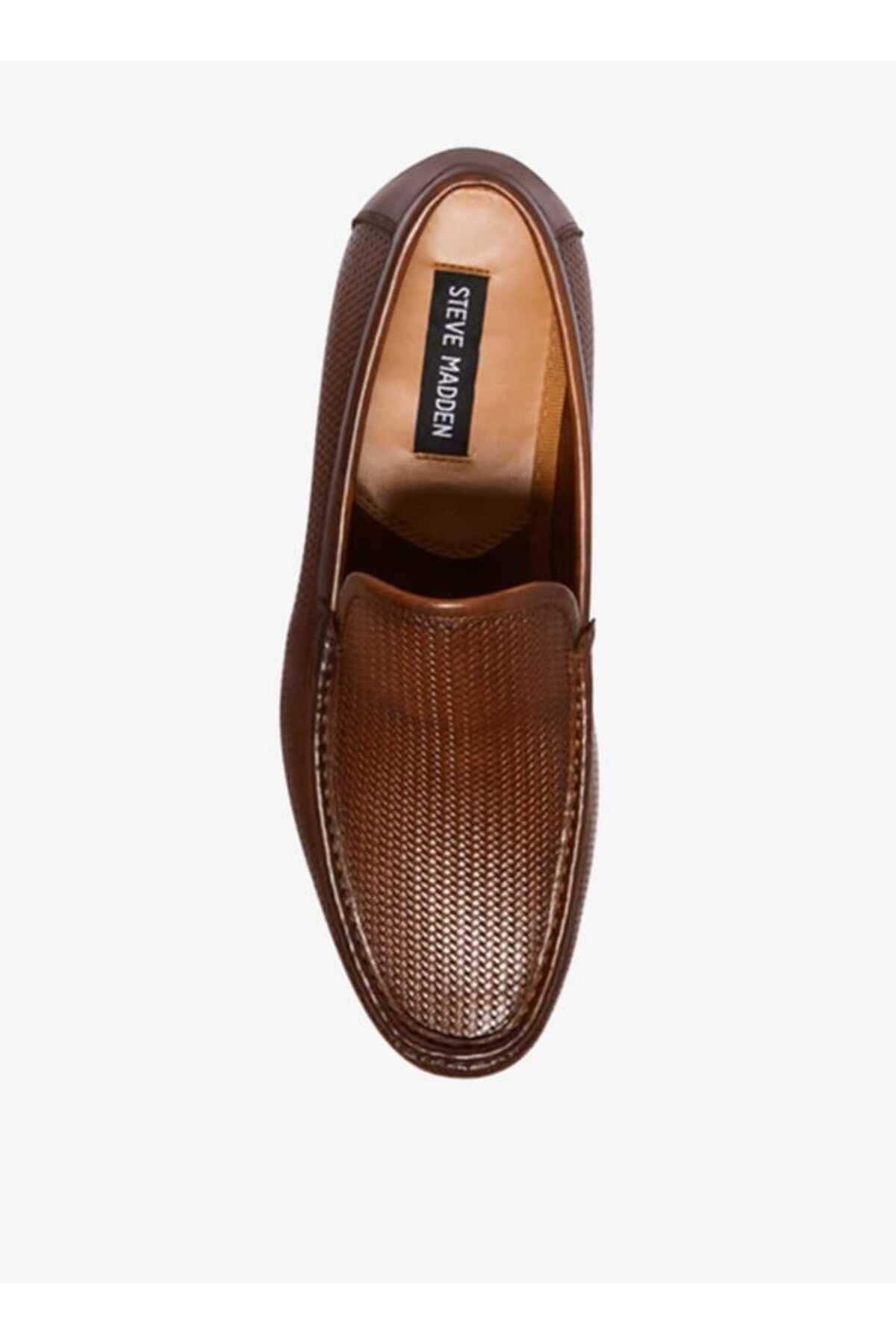 Steve Madden-Men's Textured Slip-On Loafers 3