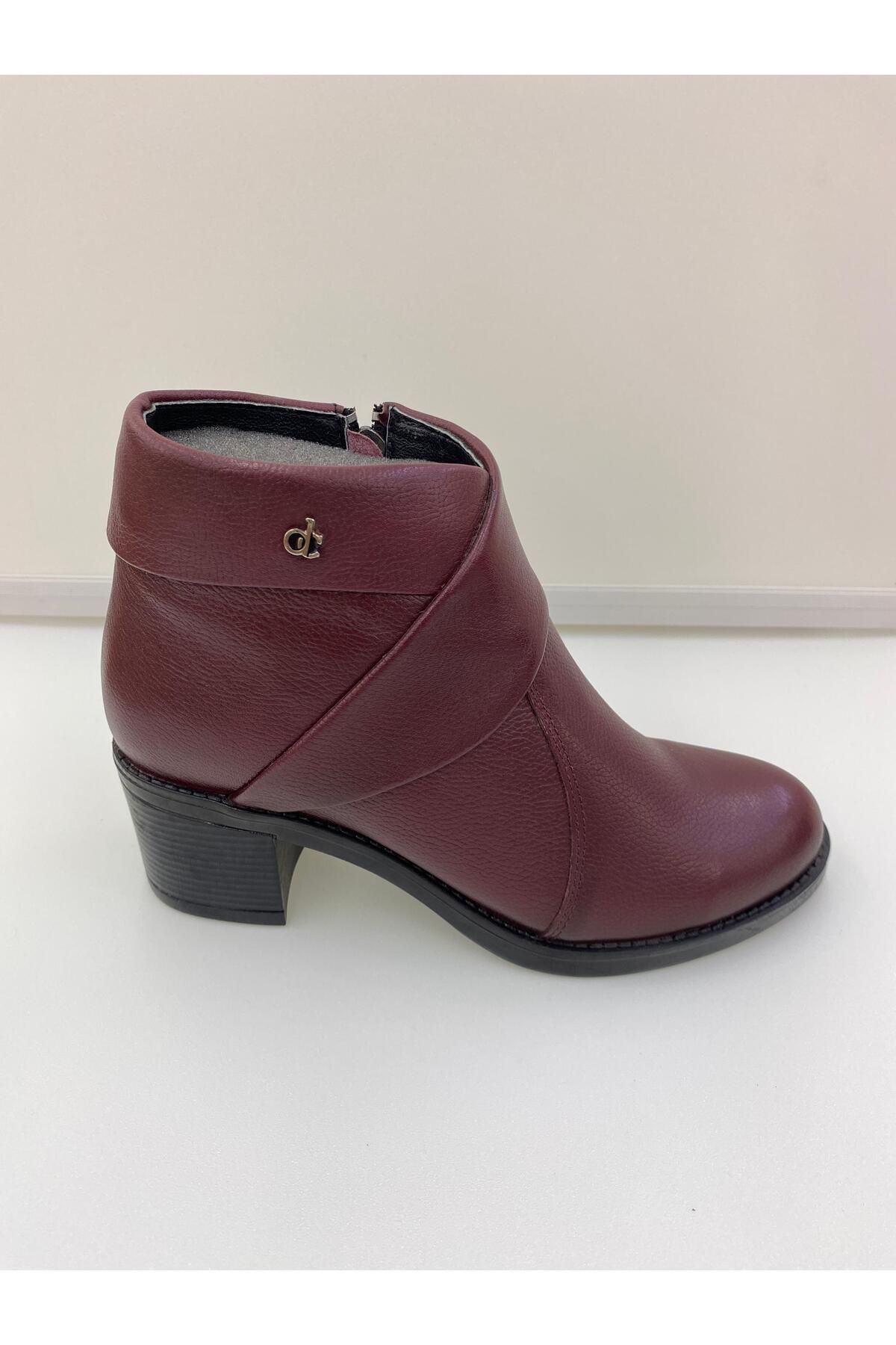 WOMAN COLORS-Genuine Leather Daily Women's Boots Bootie Leather Boots 2