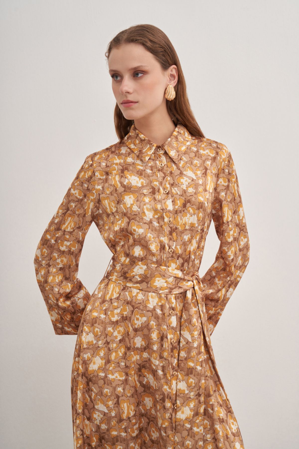 Aker-4221111 Patterned Shirt Dress Design 3