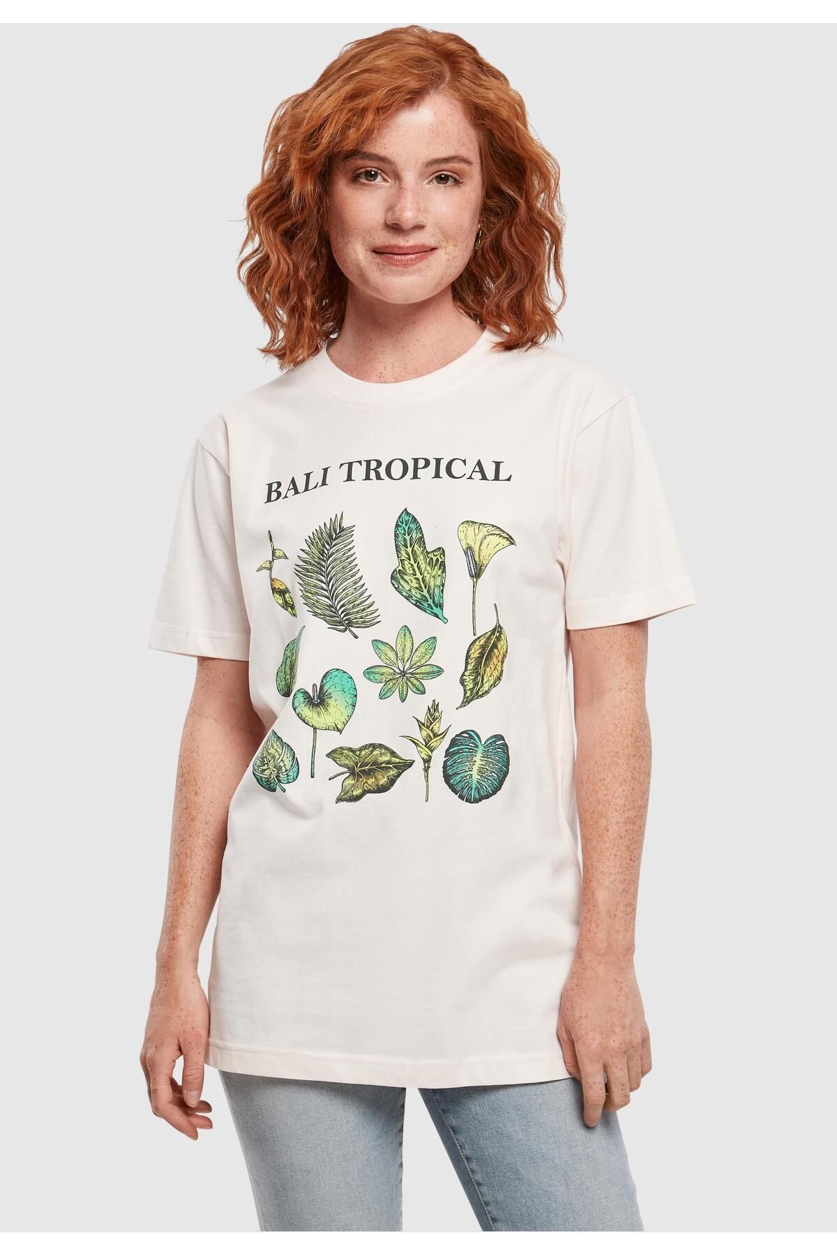 Mister Tee-Damen Ladies Bali Tropical Tee 7