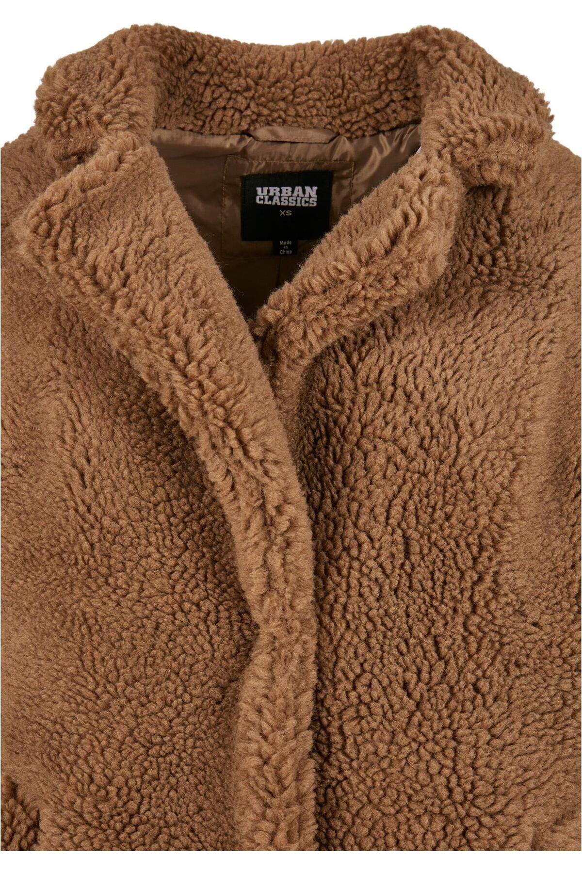 Urban Classics-Damen Oversized Sherpa Coat 3