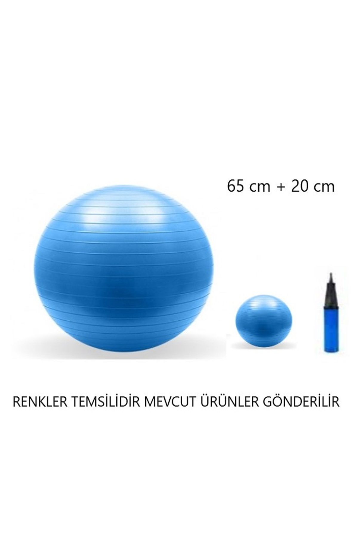 Besinistanbul PS SPOR PİLATES TOPU 65 CM + 20 CM + POMPA