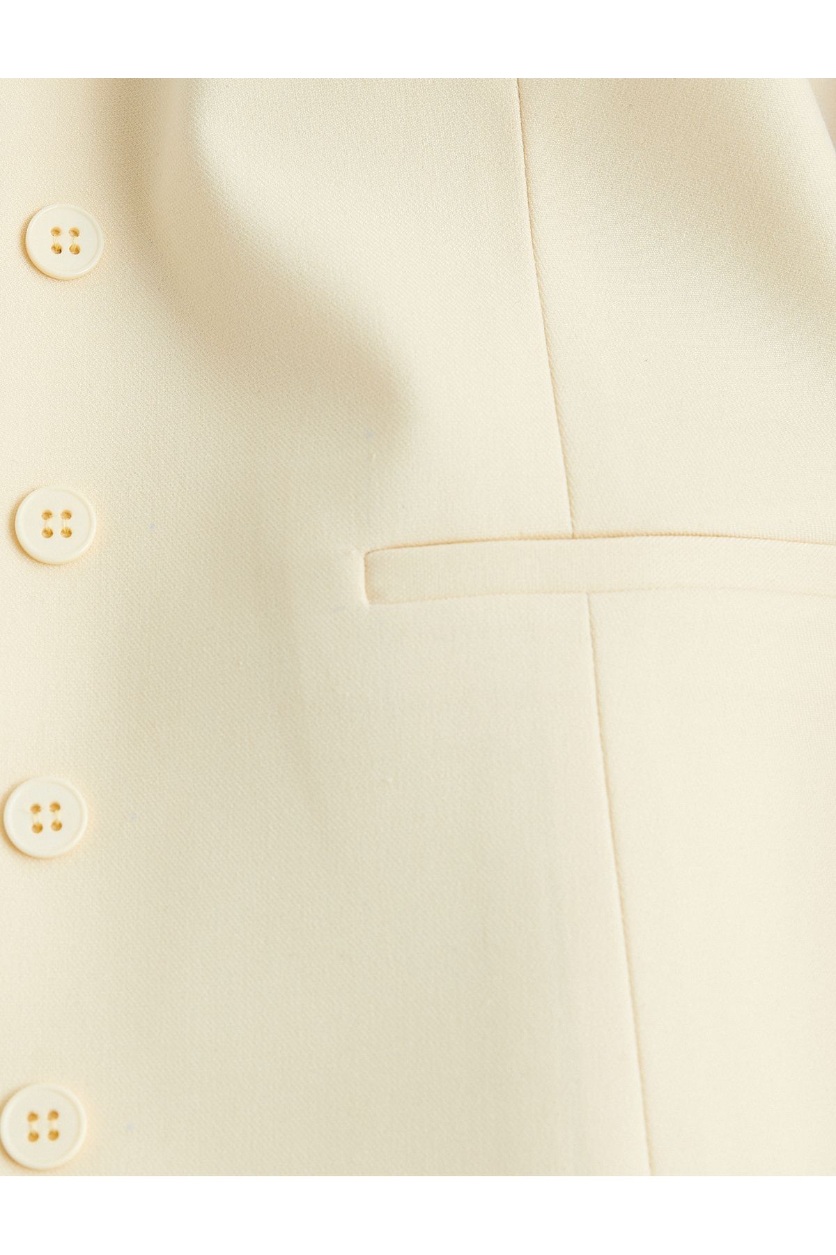 Koton-Double Layer Blazer Vest - Buttoned and Fleto Pocket 7