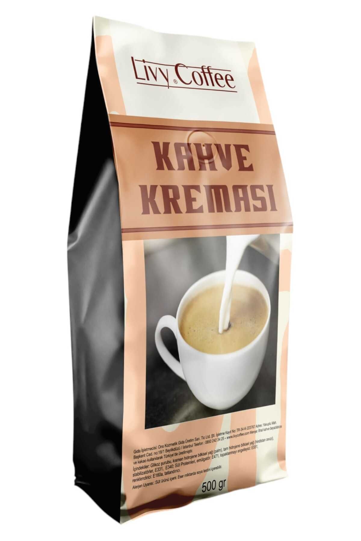 Livy Coffee Kahve Kreması 500g