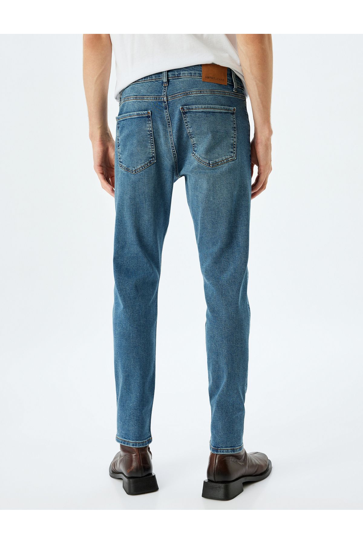 Koton-Νέα σεζόν Παντελόνι Jean Slim Fit με κανονική μέση - Brad Jean 4