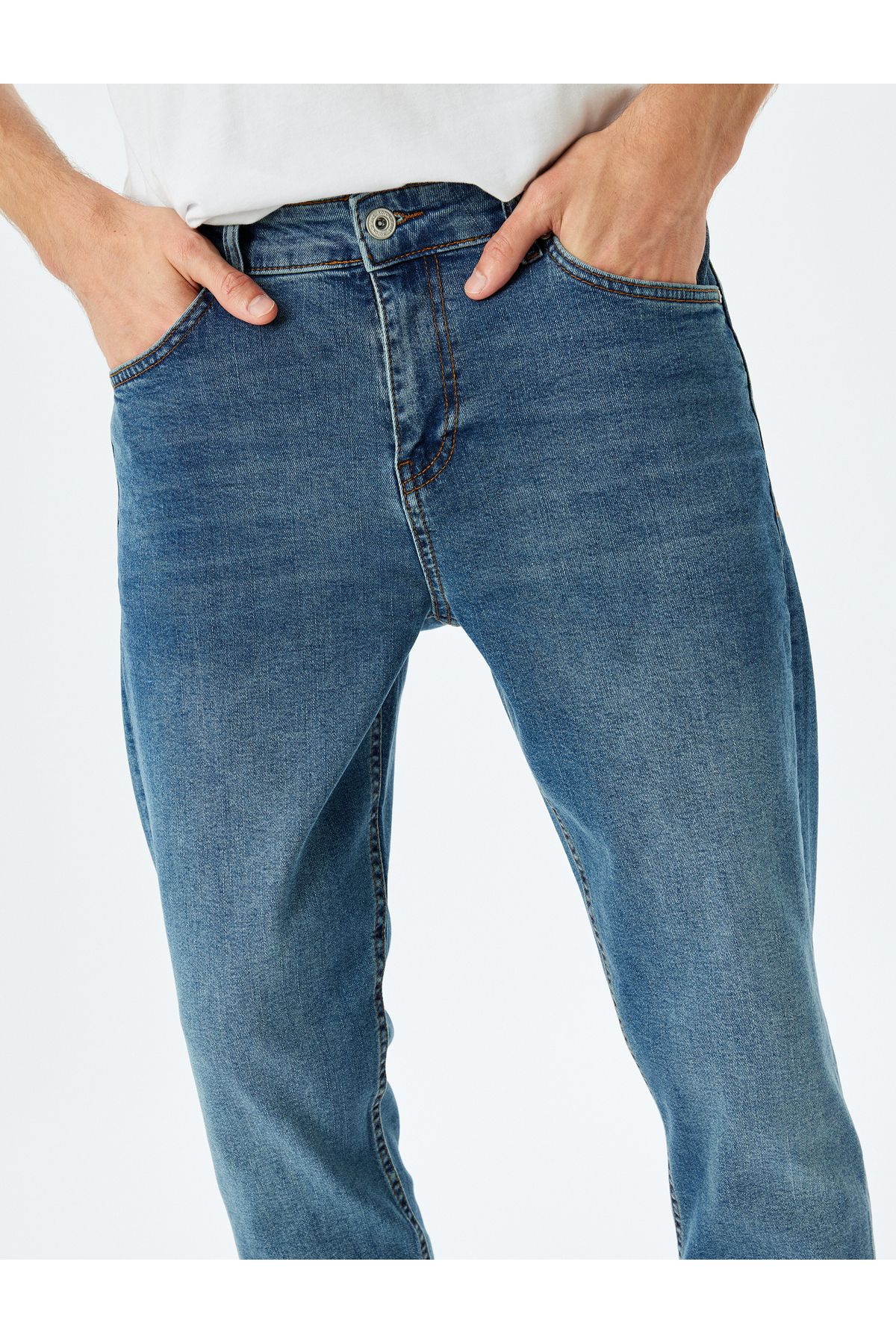 Koton-Νέα σεζόν Παντελόνι Jean Slim Fit με κανονική μέση - Brad Jean 5