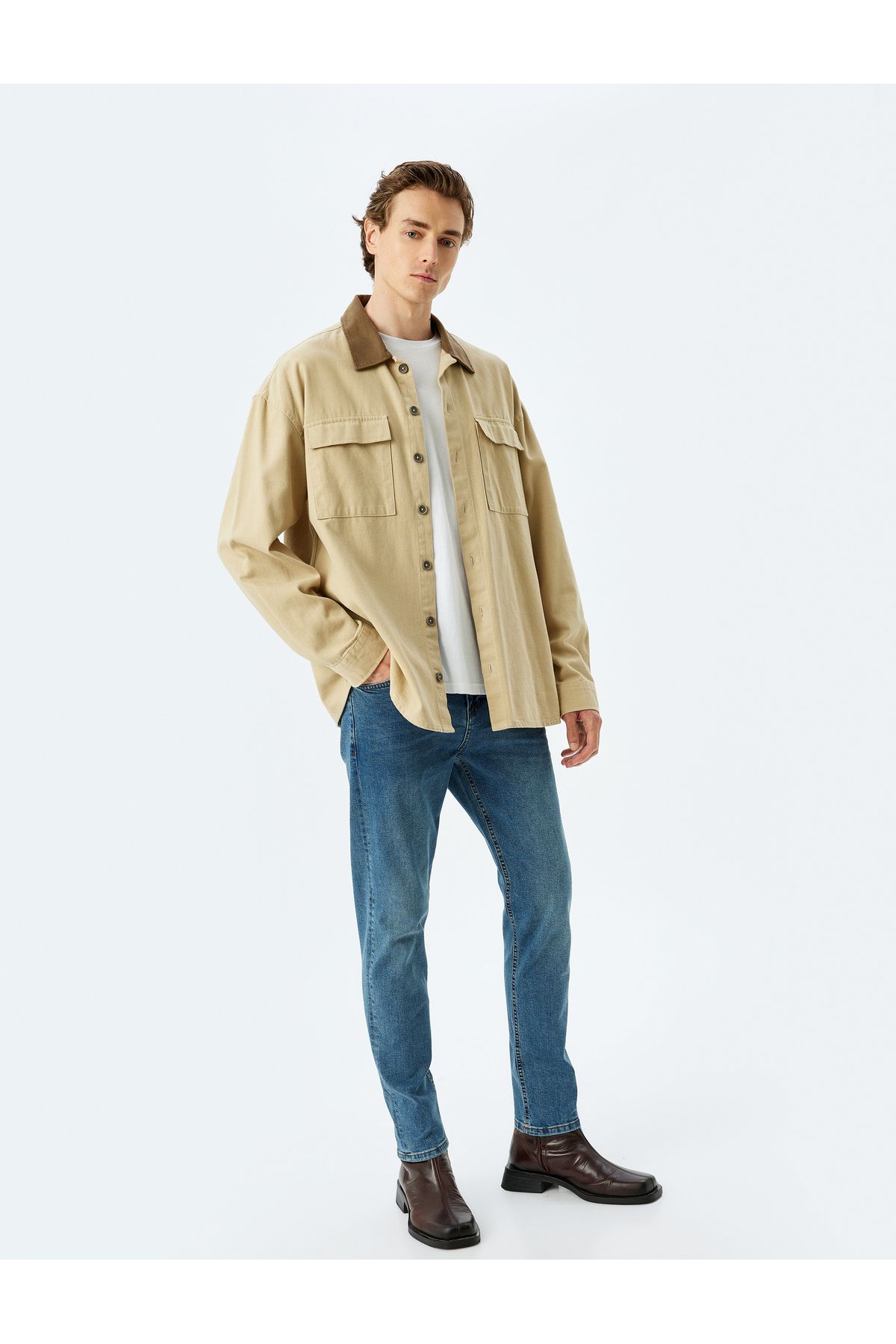 Koton Yeni Sezon Normal Bel Slim Fit Jean Pantolon - Brad Jean