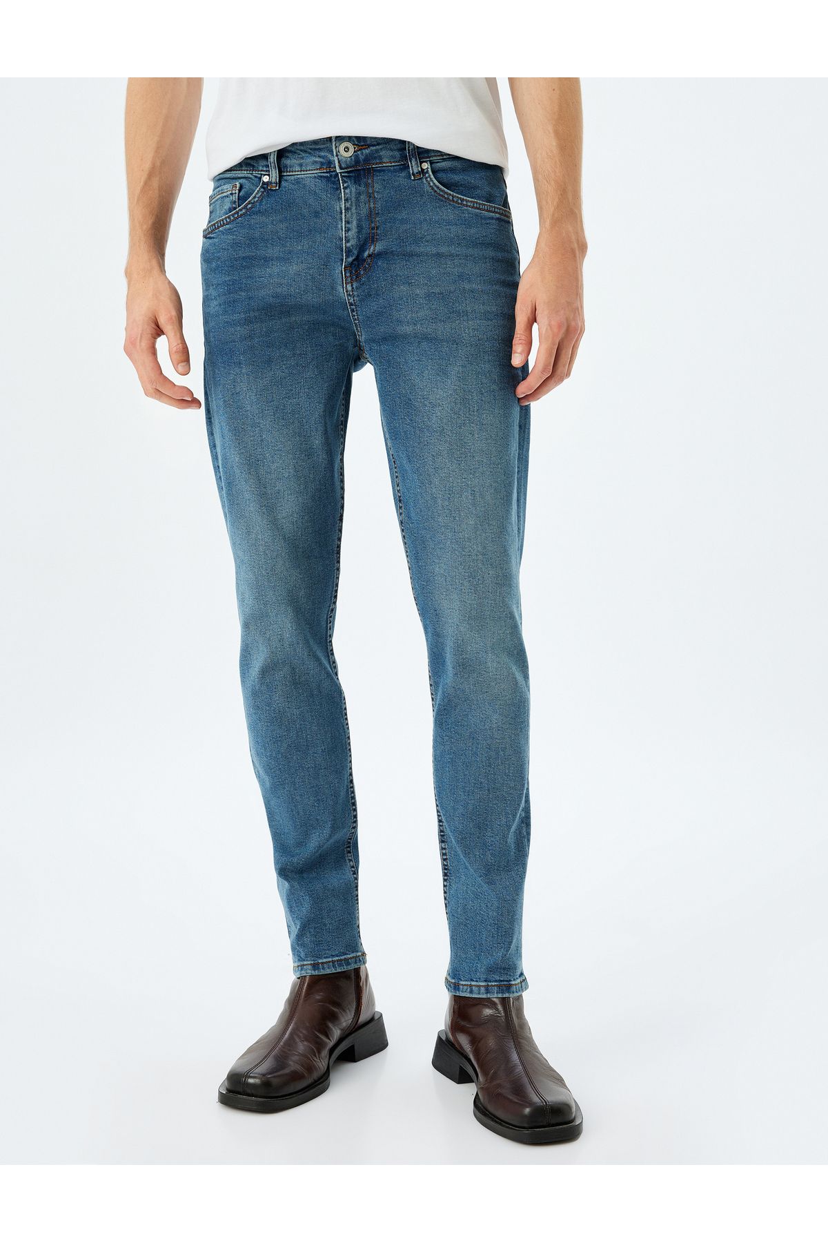 Koton-Νέα σεζόν Παντελόνι Jean Slim Fit με κανονική μέση - Brad Jean 3