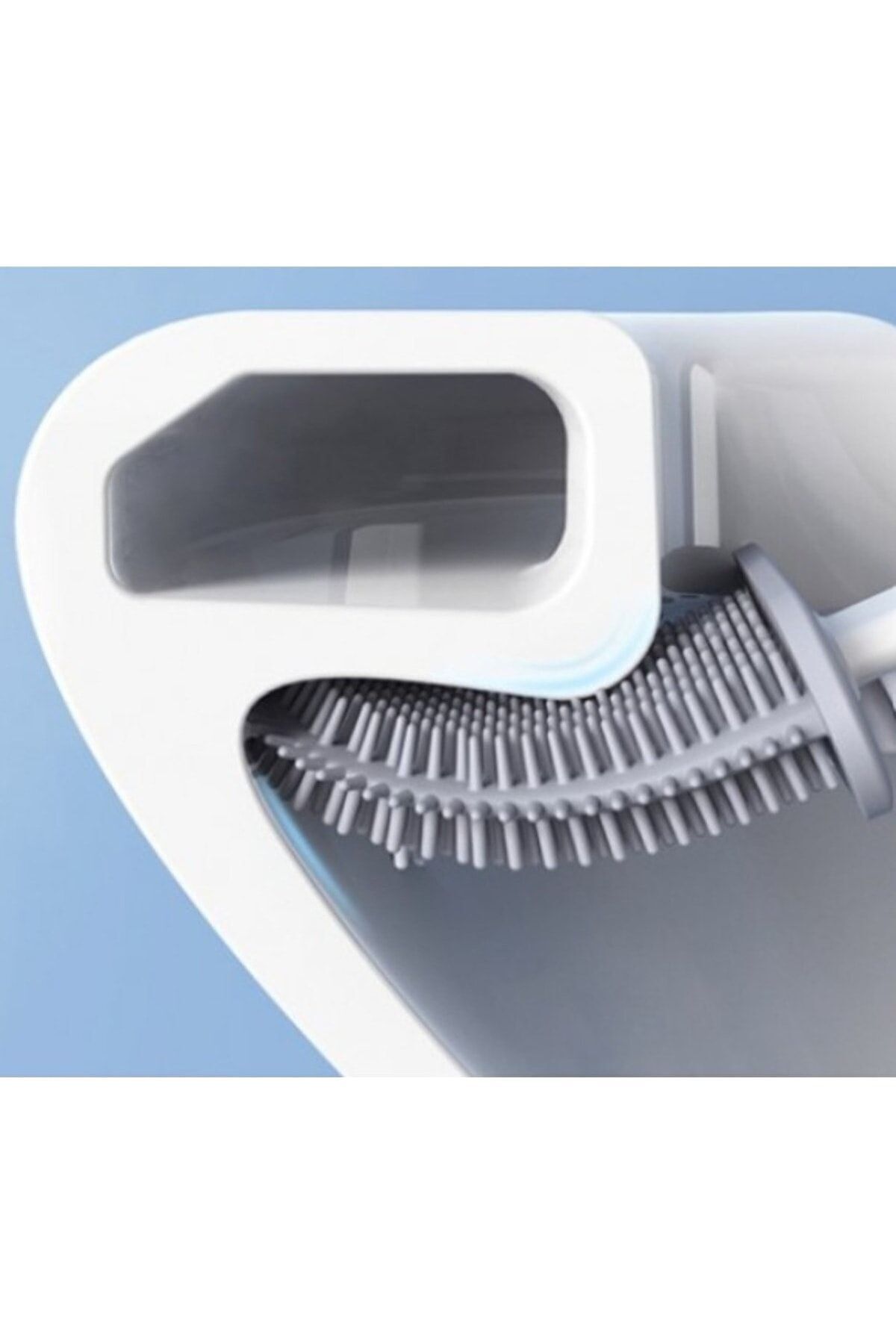 Myend-Flexible Toilet Brush - Set with Antibacterial and Silicone Tip 2