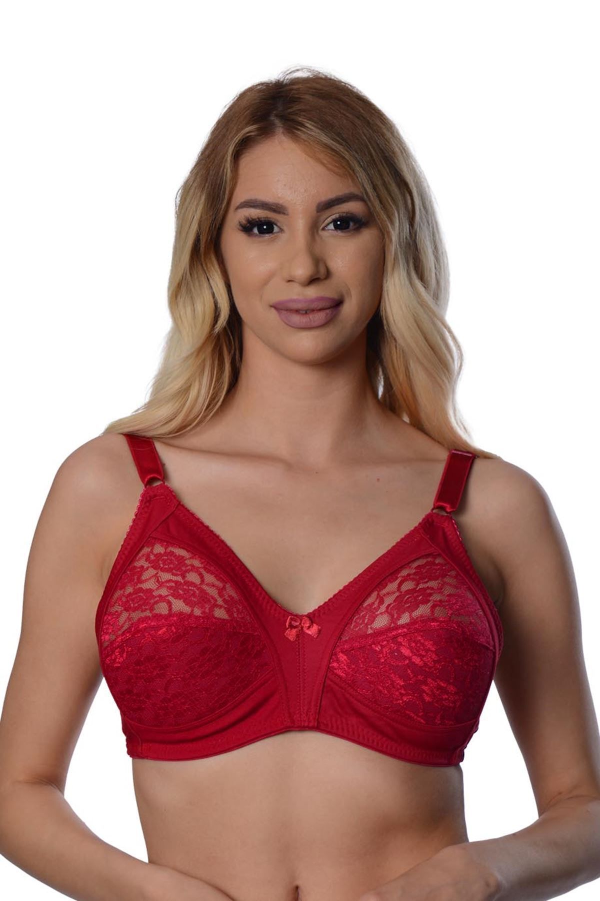 Sistina-Burgundy Lace Push up Bra - 503 - Size 85 Ferrg 5