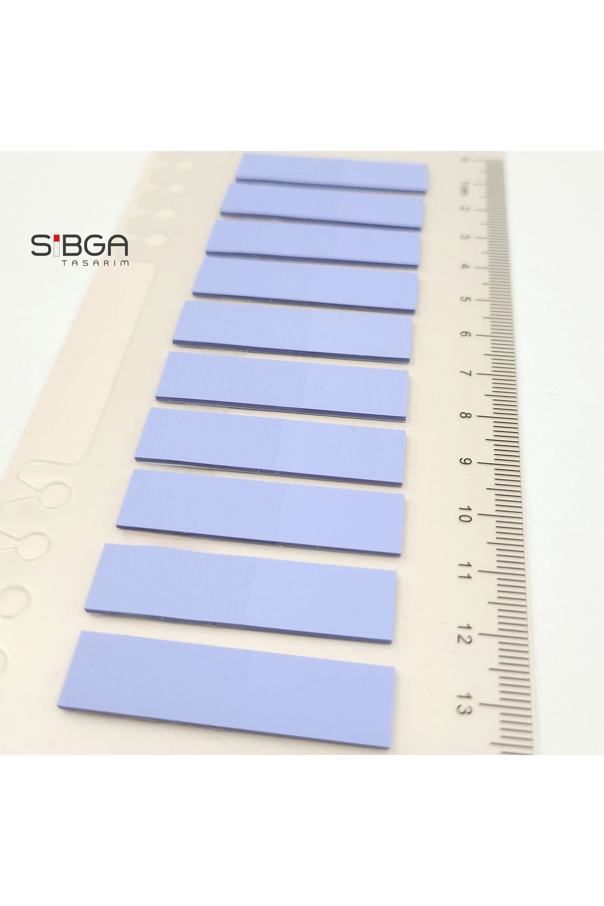 sibga tasarım-Hârtie de notițe post-it de culoare transparentă violet - autocolant cu semne de carte 3