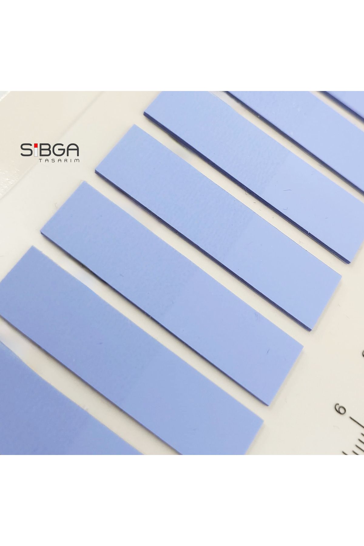 sibga tasarım-Hârtie de notițe post-it de culoare transparentă violet - autocolant cu semne de carte 5