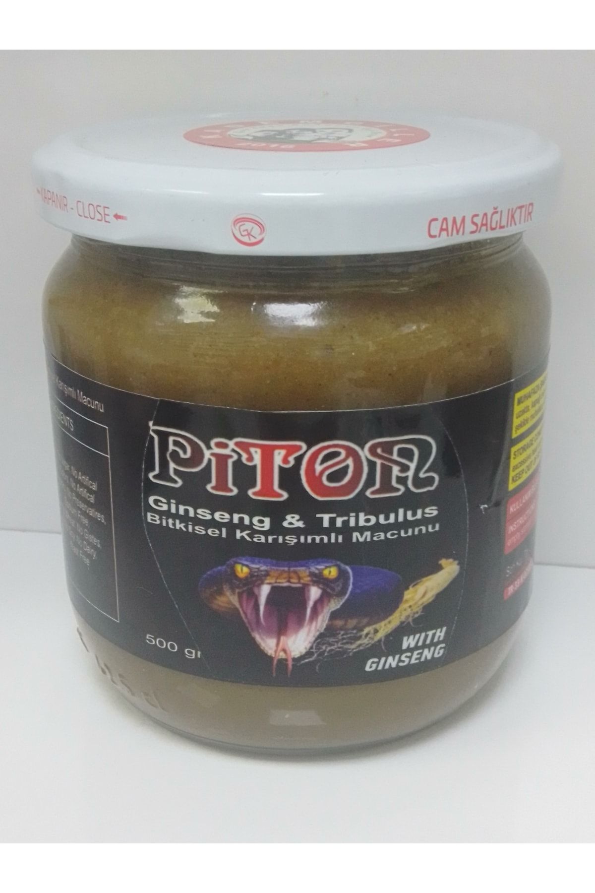 Piton Ginseng&tribulus Bitkisel Karışımlı Macun 500gr