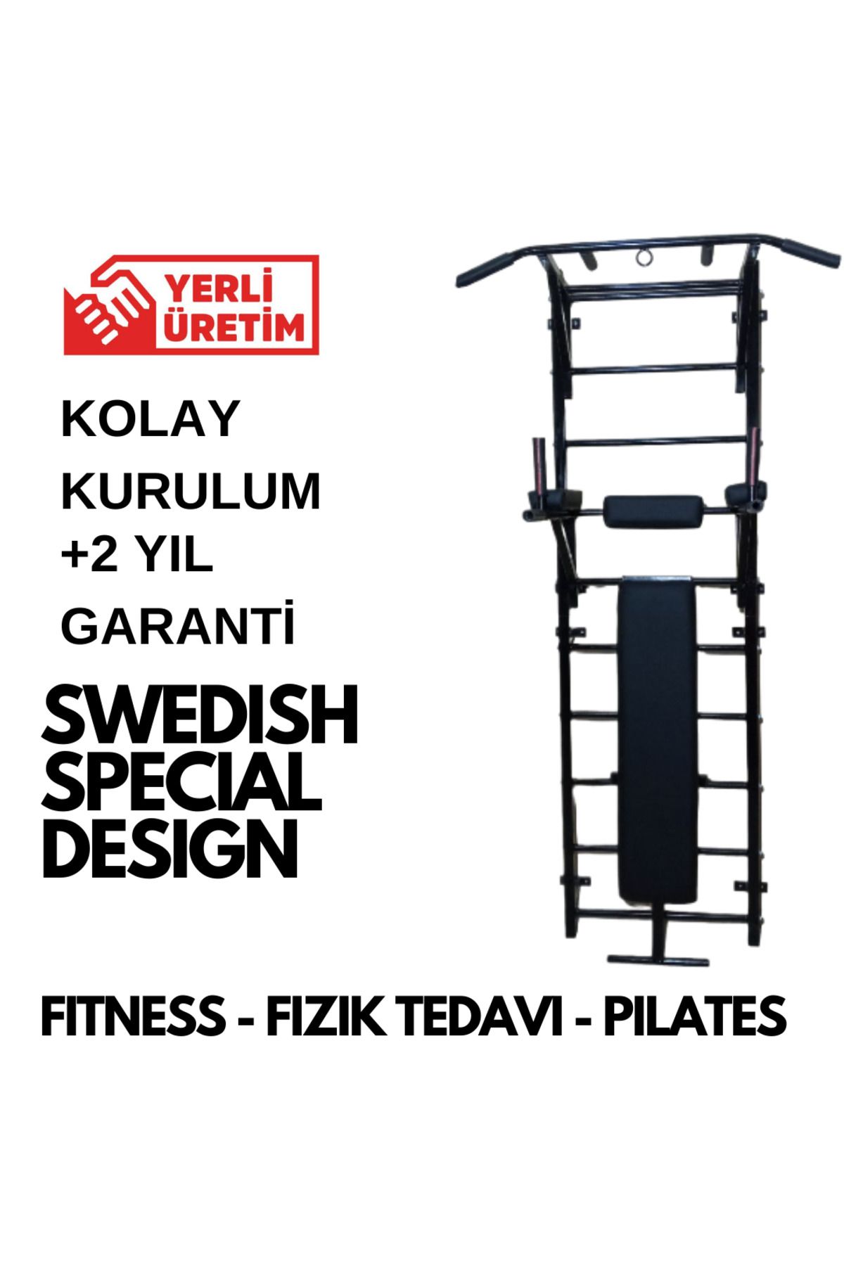 Fatih Spor Malzemeleri İsveç Duvarı - Swedish Wall Fitness - Fizik Tedavi Ve Pilates Aleti